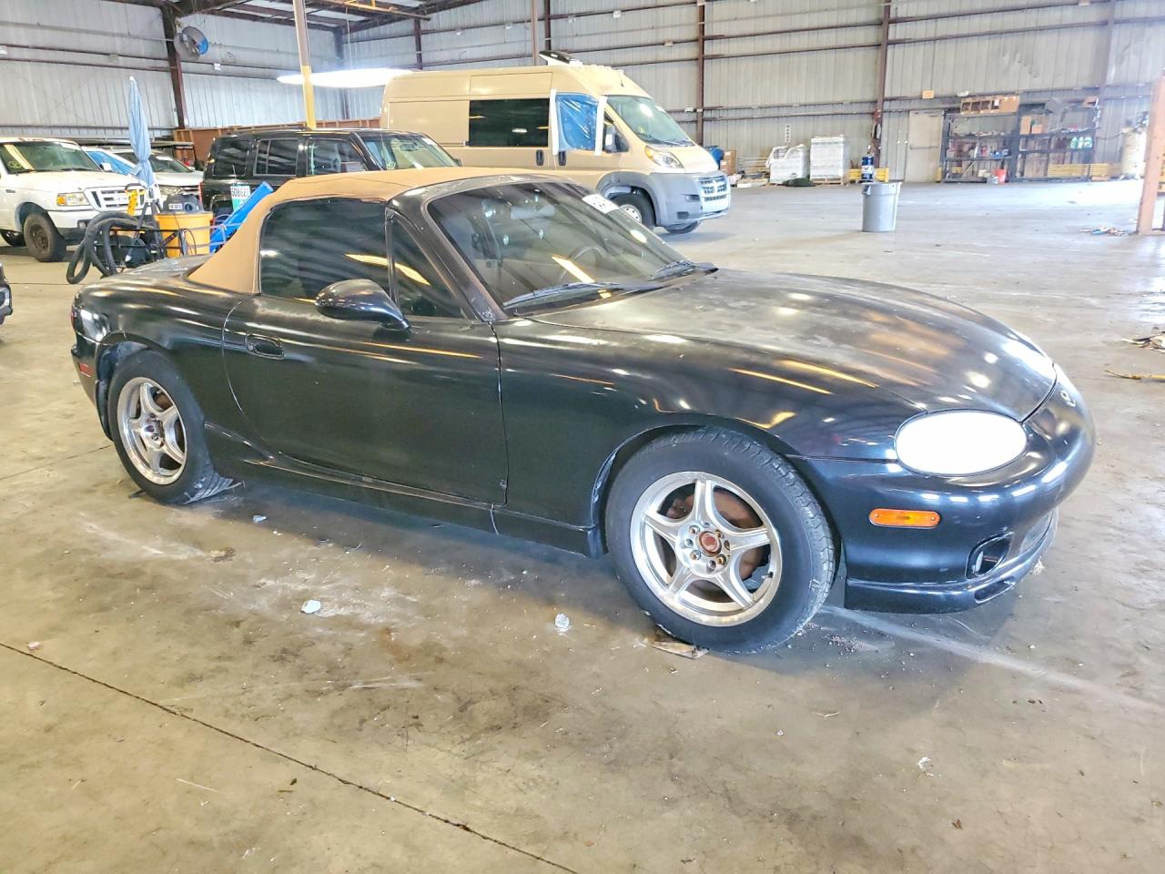 2000 Mazda Mx-5 Miata Base Black vin: JM1NB3534Y0150676