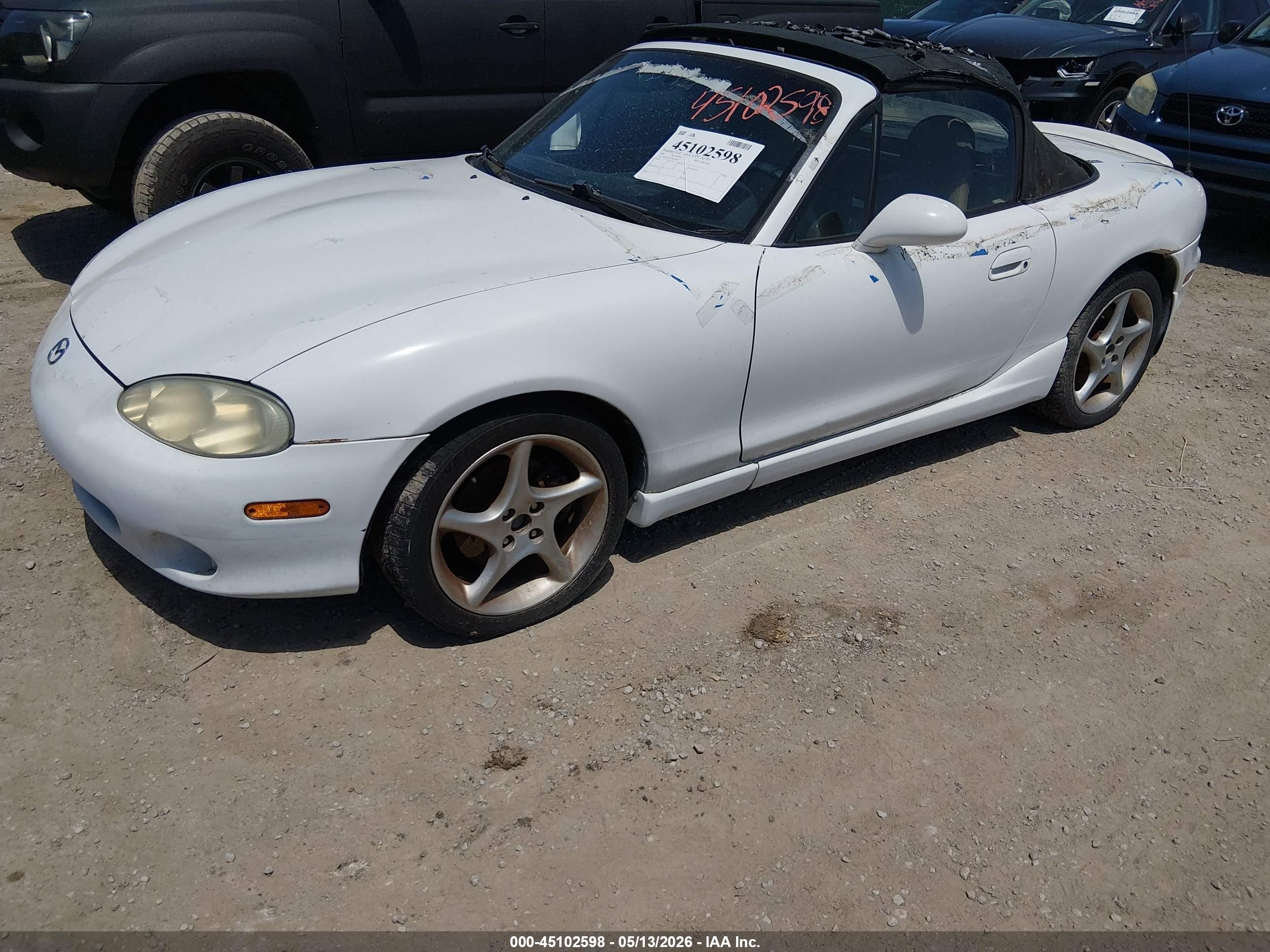 2001 Mazda Mx-5 Miata Ls/special Edition White vin: JM1NB353510207683