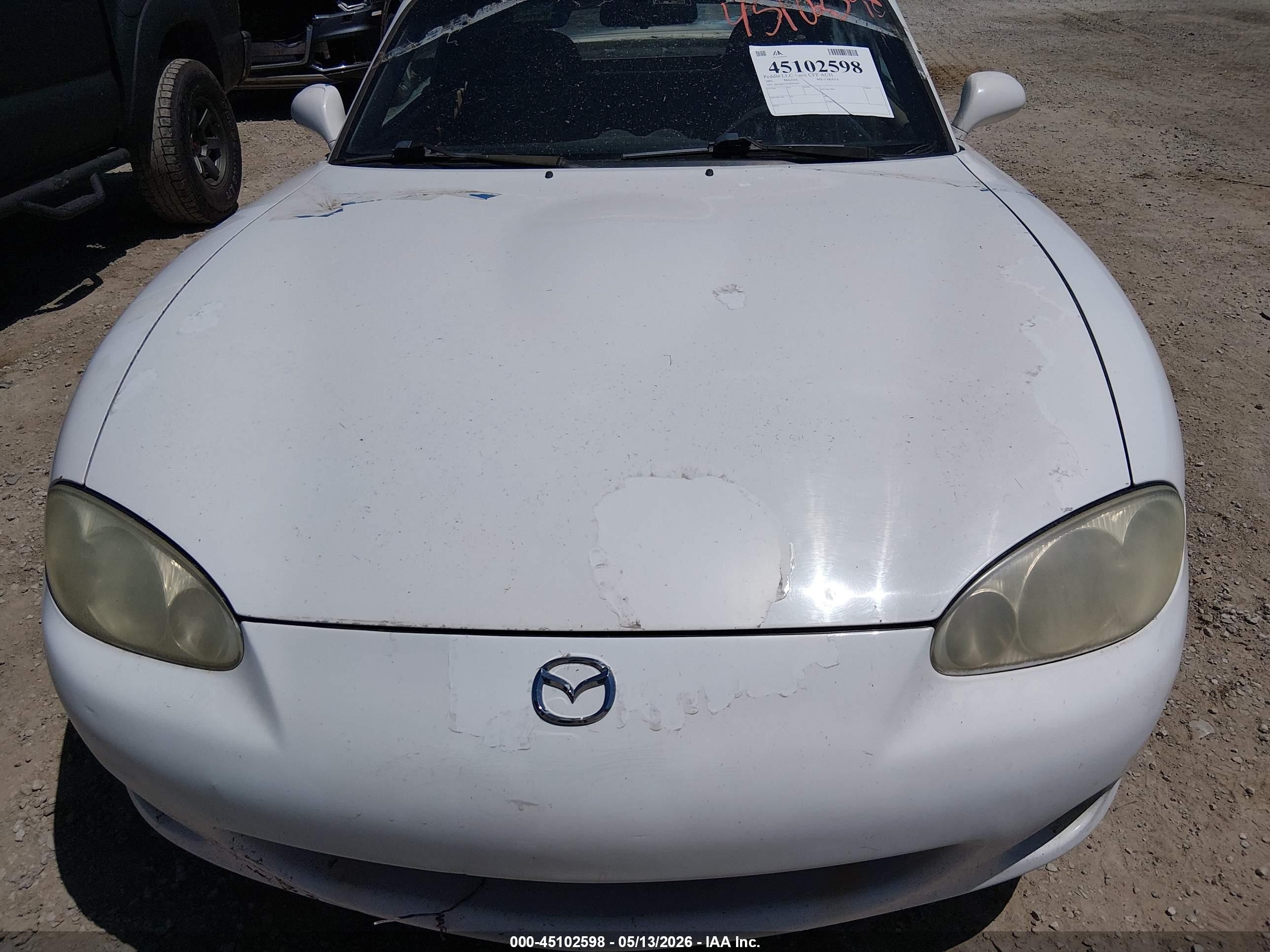2001 Mazda Mx-5 Miata Ls/special Edition White vin: JM1NB353510207683