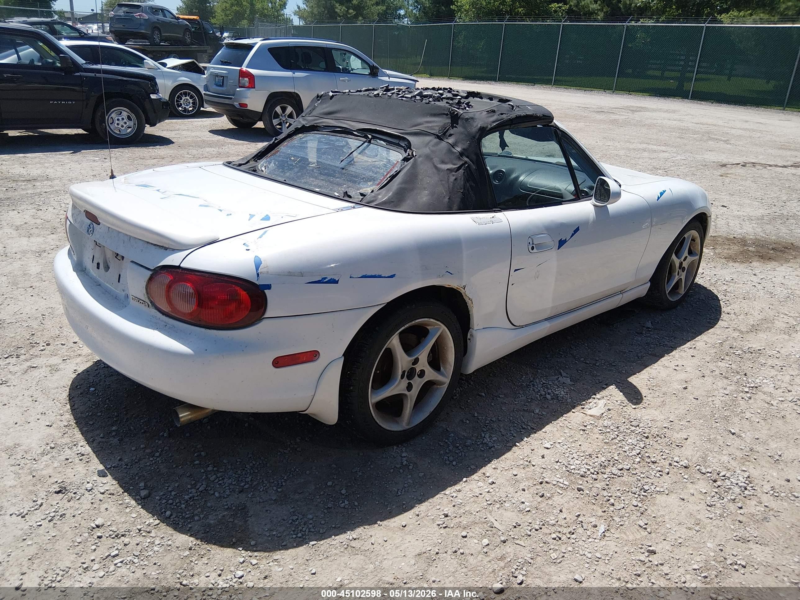 2001 Mazda Mx-5 Miata Ls/special Edition White vin: JM1NB353510207683