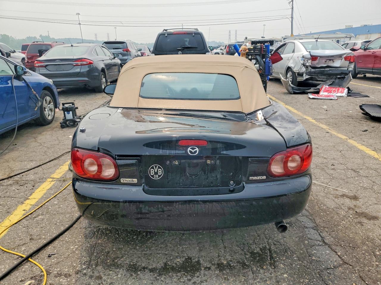 2001 Mazda Mx-5 Miata Base Black vin: JM1NB353510214617