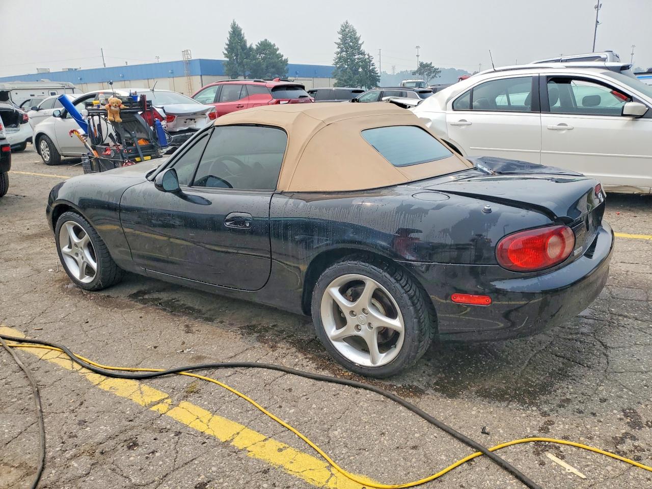 2001 Mazda Mx-5 Miata Base Black vin: JM1NB353510214617