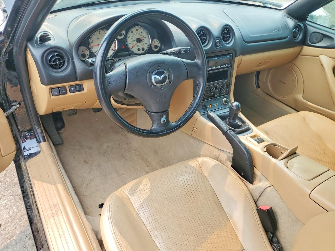 2001 Mazda Mx-5 Miata Base Black vin: JM1NB353510214617