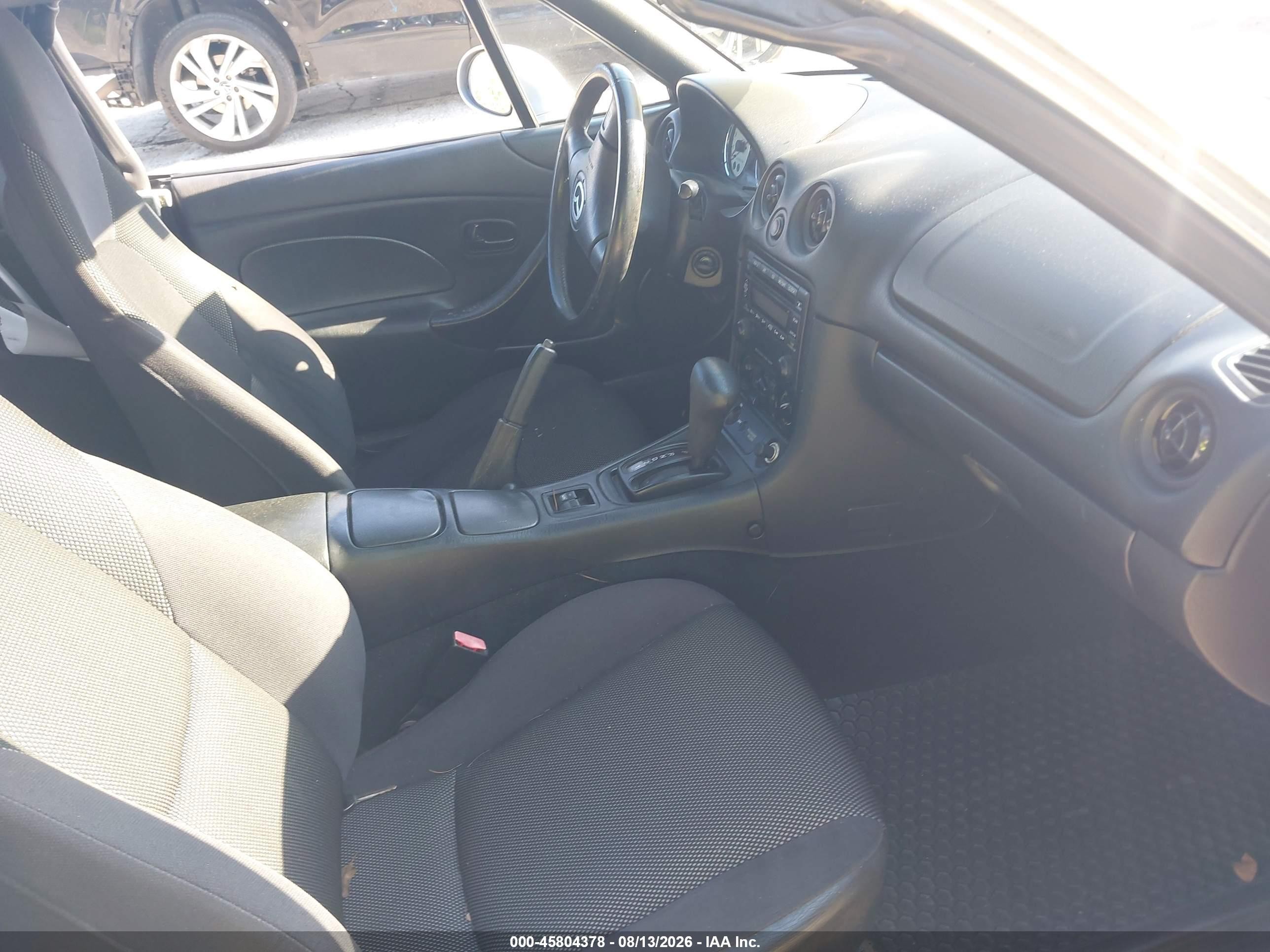 2002 Mazda Mx-5 Miata Cloth/ls/se Silver vin: JM1NB353520232343