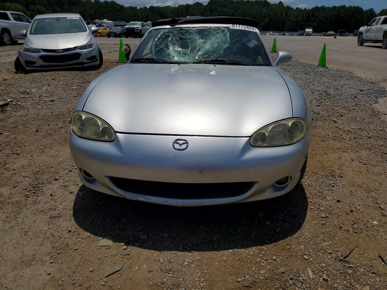 2005 Mazda Mx-5 Miata Base Silver vin: JM1NB353550410806