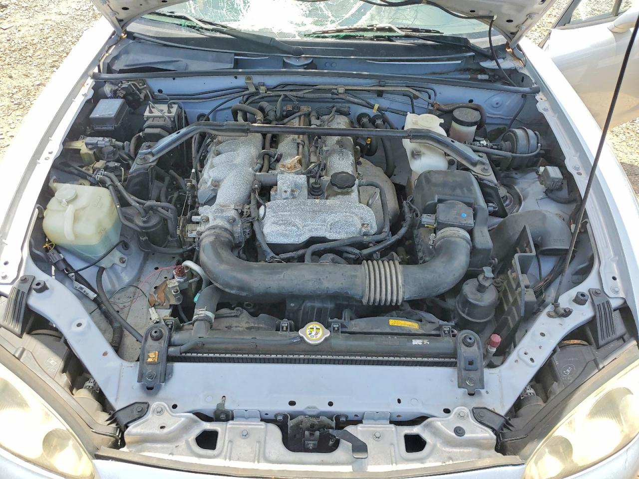 2005 Mazda Mx-5 Miata Base Silver vin: JM1NB353550410806