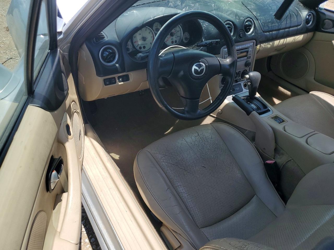 2005 Mazda Mx-5 Miata Base Silver vin: JM1NB353550410806