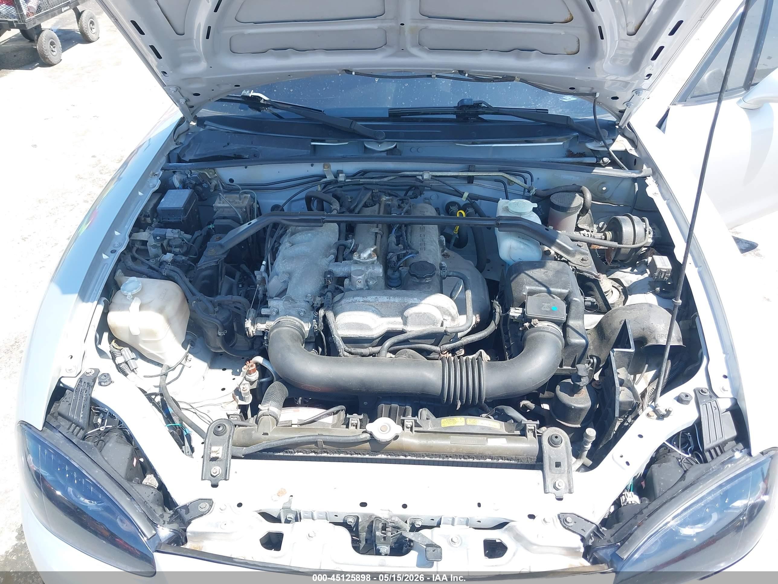 2005 Mazda Mx-5 Miata Ls Silver vin: JM1NB353550413527