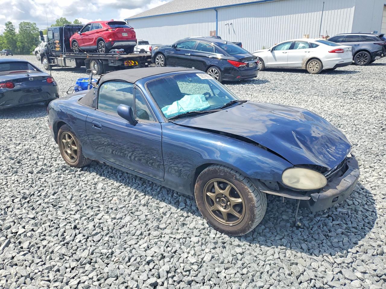 1999 Mazda Mx-5 Miata Blue vin: JM1NB3535X0117569
