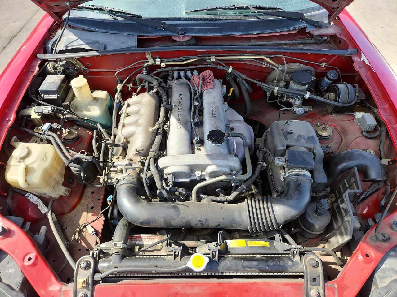 1999 Mazda Mx-5 Miata Red vin: JM1NB3535X0120276
