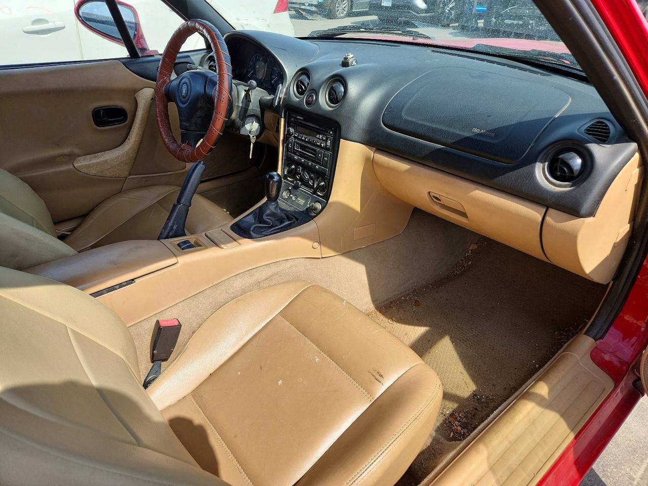 1999 Mazda Mx-5 Miata Red vin: JM1NB3535X0120276