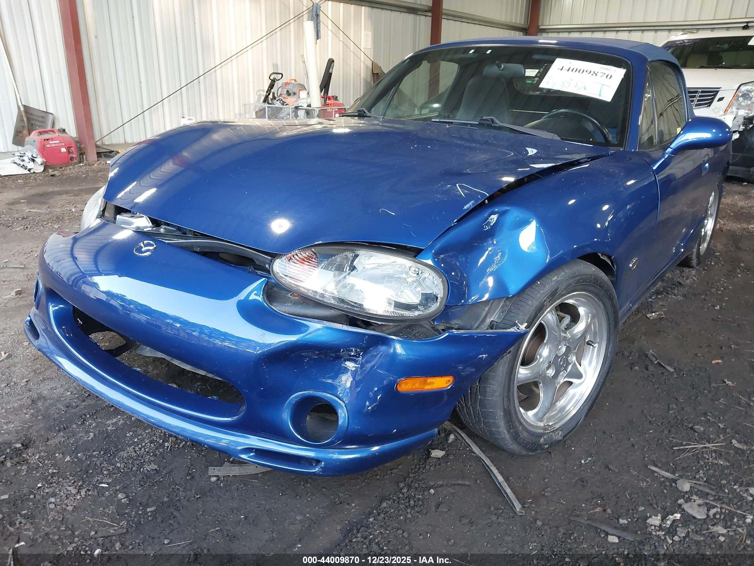 1999 Mazda Mx-5 Miata Leather Pkg/popular Equipment Pkg/sports Pkg/touring Pkg Blue vin: JM1NB3535X0132959