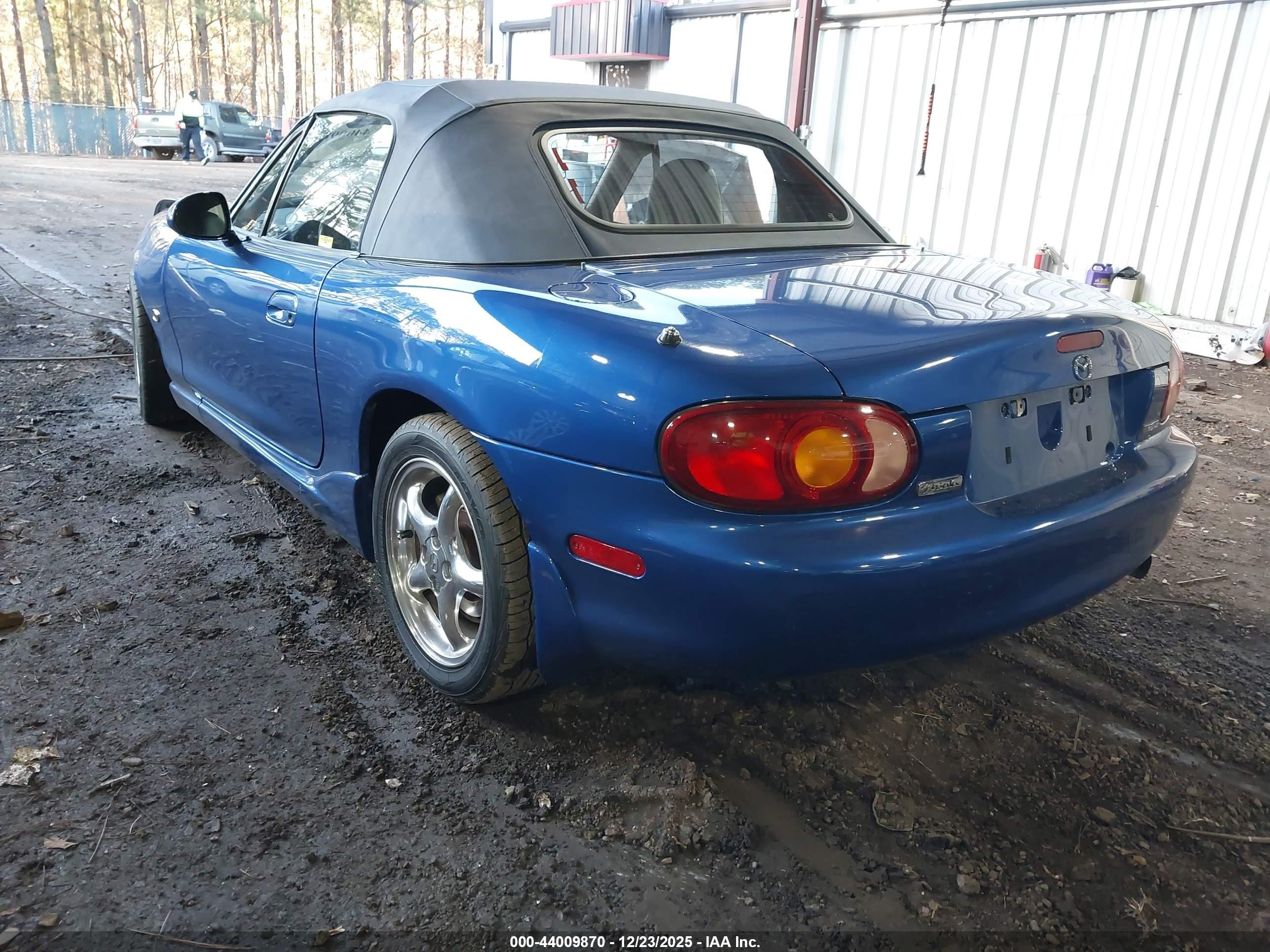 1999 Mazda Mx-5 Miata Leather Pkg/popular Equipment Pkg/sports Pkg/touring Pkg Blue vin: JM1NB3535X0132959