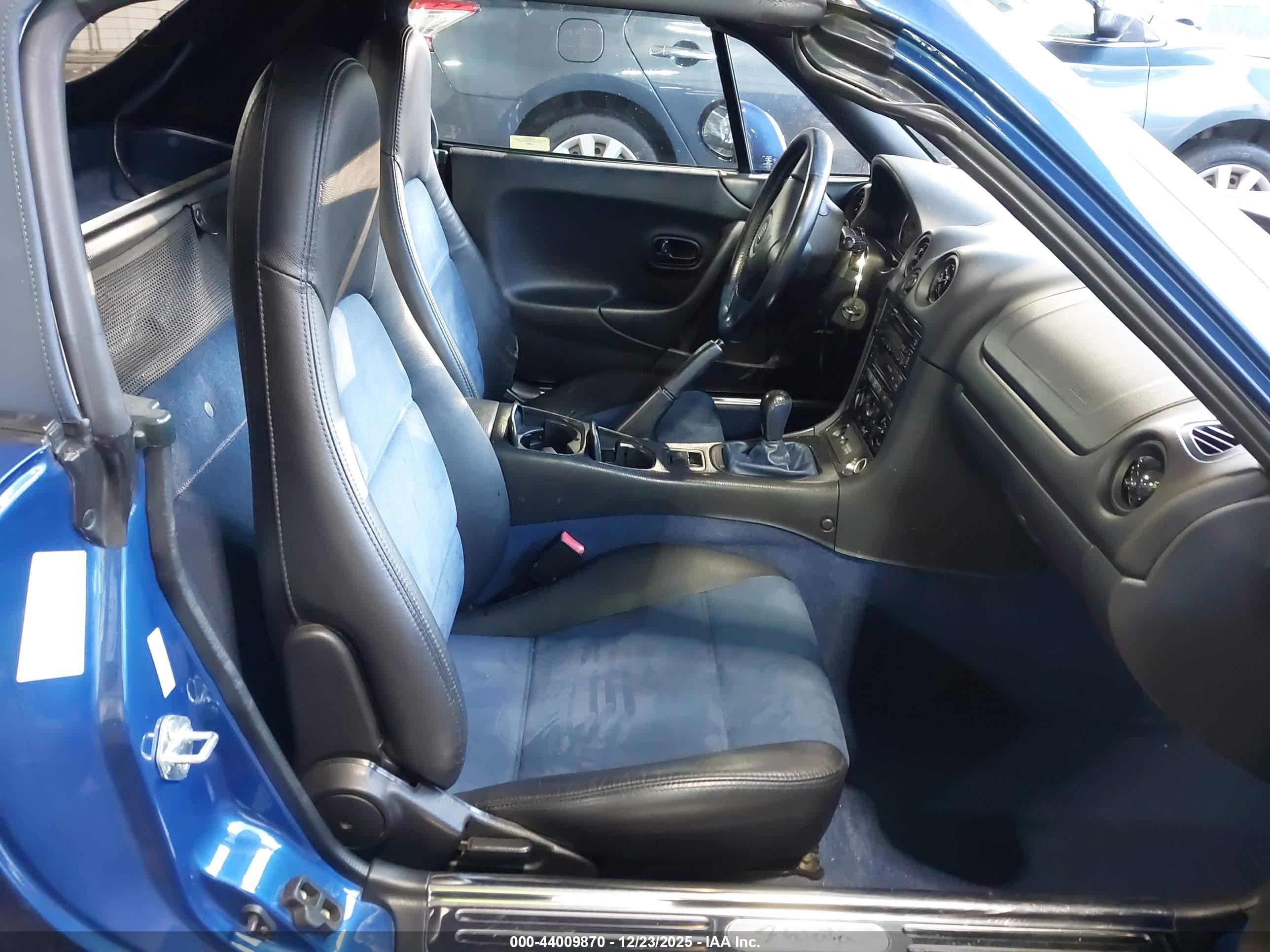1999 Mazda Mx-5 Miata Leather Pkg/popular Equipment Pkg/sports Pkg/touring Pkg Blue vin: JM1NB3535X0132959