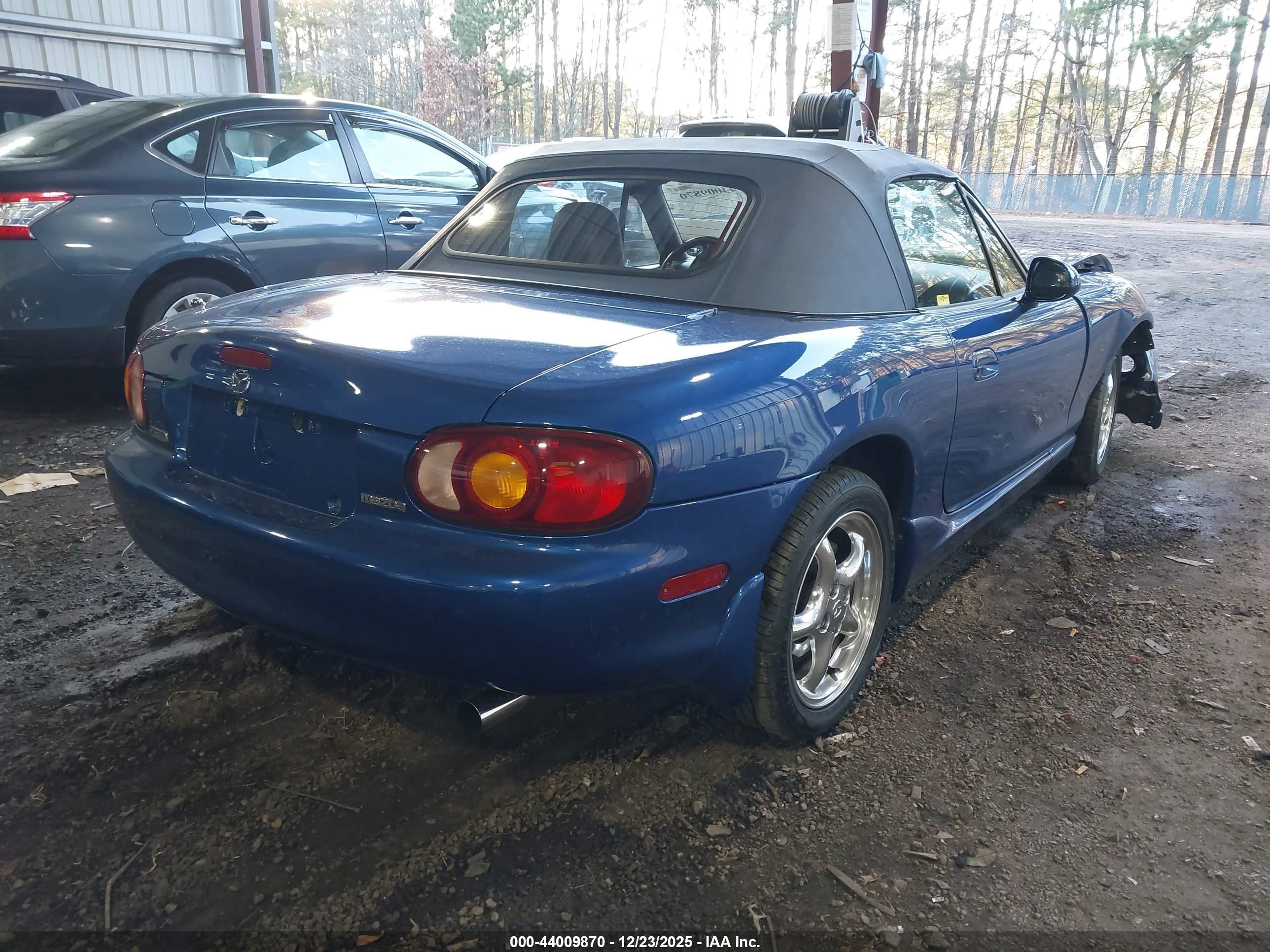 1999 Mazda Mx-5 Miata Leather Pkg/popular Equipment Pkg/sports Pkg/touring Pkg Blue vin: JM1NB3535X0132959