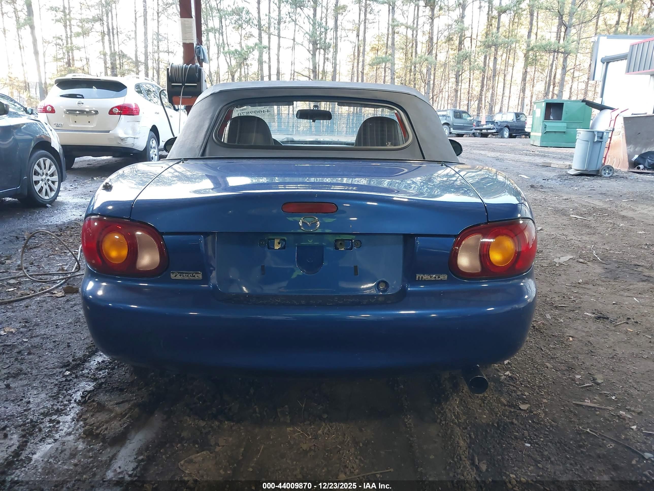 1999 Mazda Mx-5 Miata Leather Pkg/popular Equipment Pkg/sports Pkg/touring Pkg Blue vin: JM1NB3535X0132959