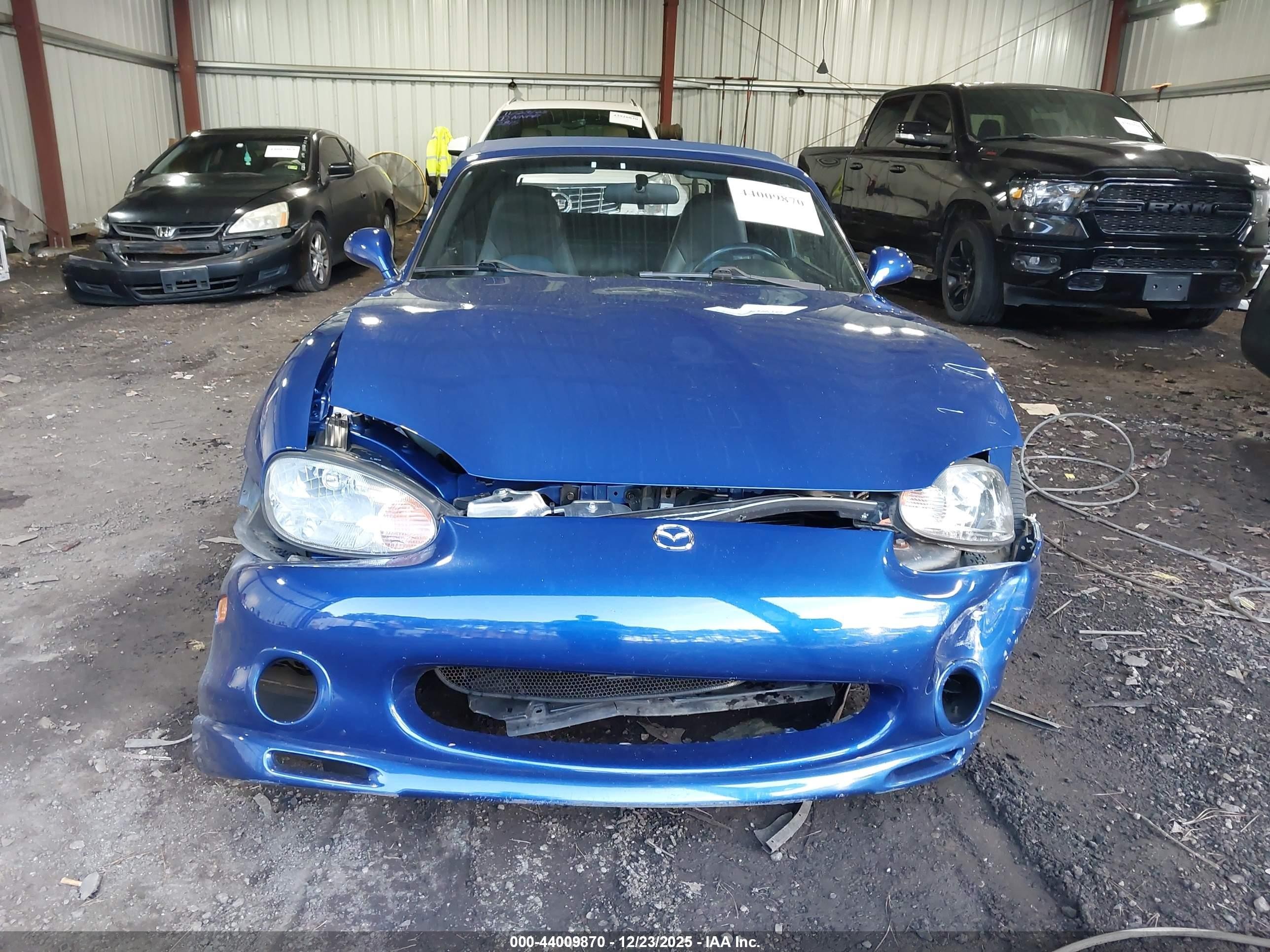 1999 Mazda Mx-5 Miata Leather Pkg/popular Equipment Pkg/sports Pkg/touring Pkg Blue vin: JM1NB3535X0132959