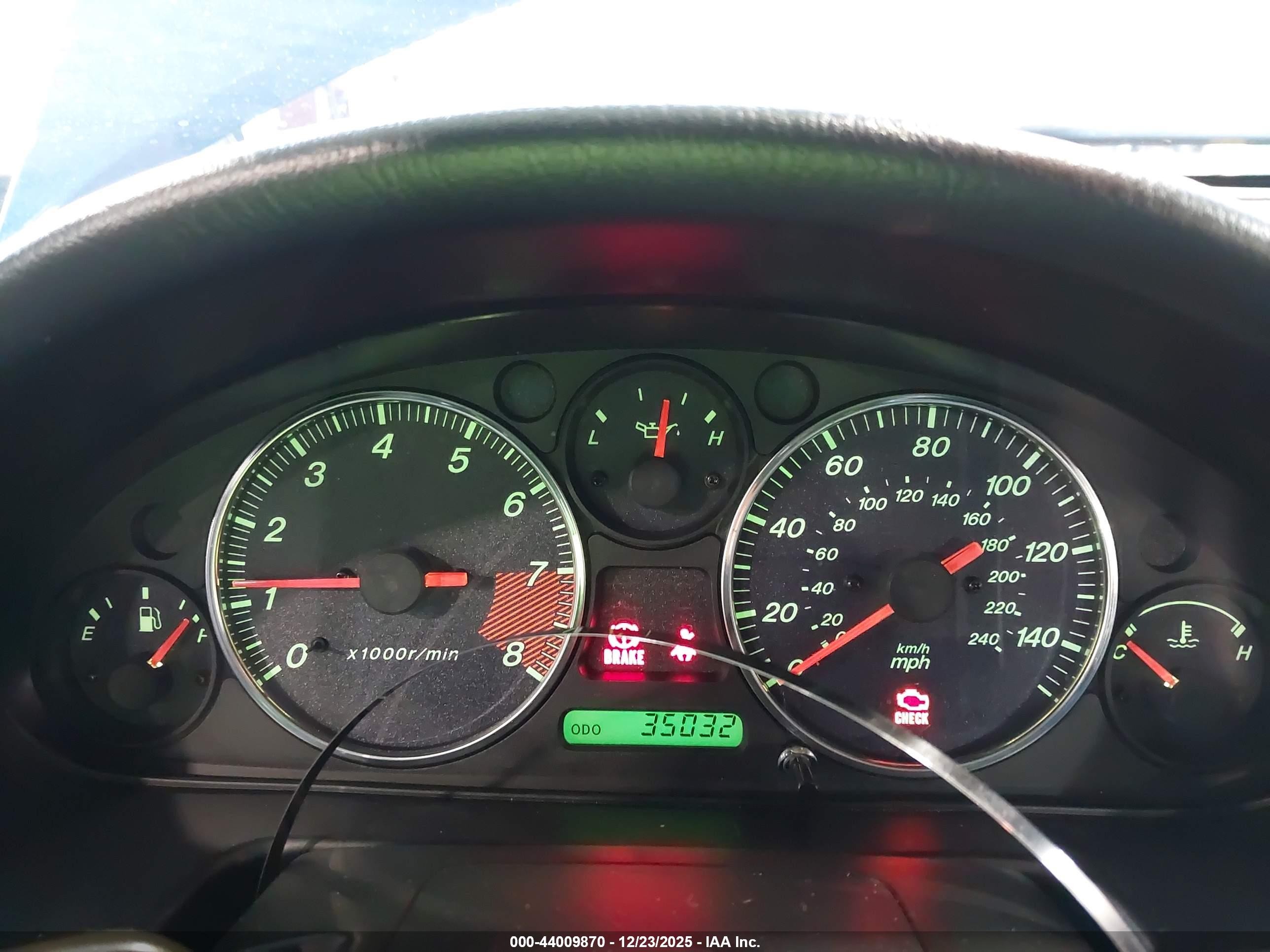1999 Mazda Mx-5 Miata Leather Pkg/popular Equipment Pkg/sports Pkg/touring Pkg Blue vin: JM1NB3535X0132959