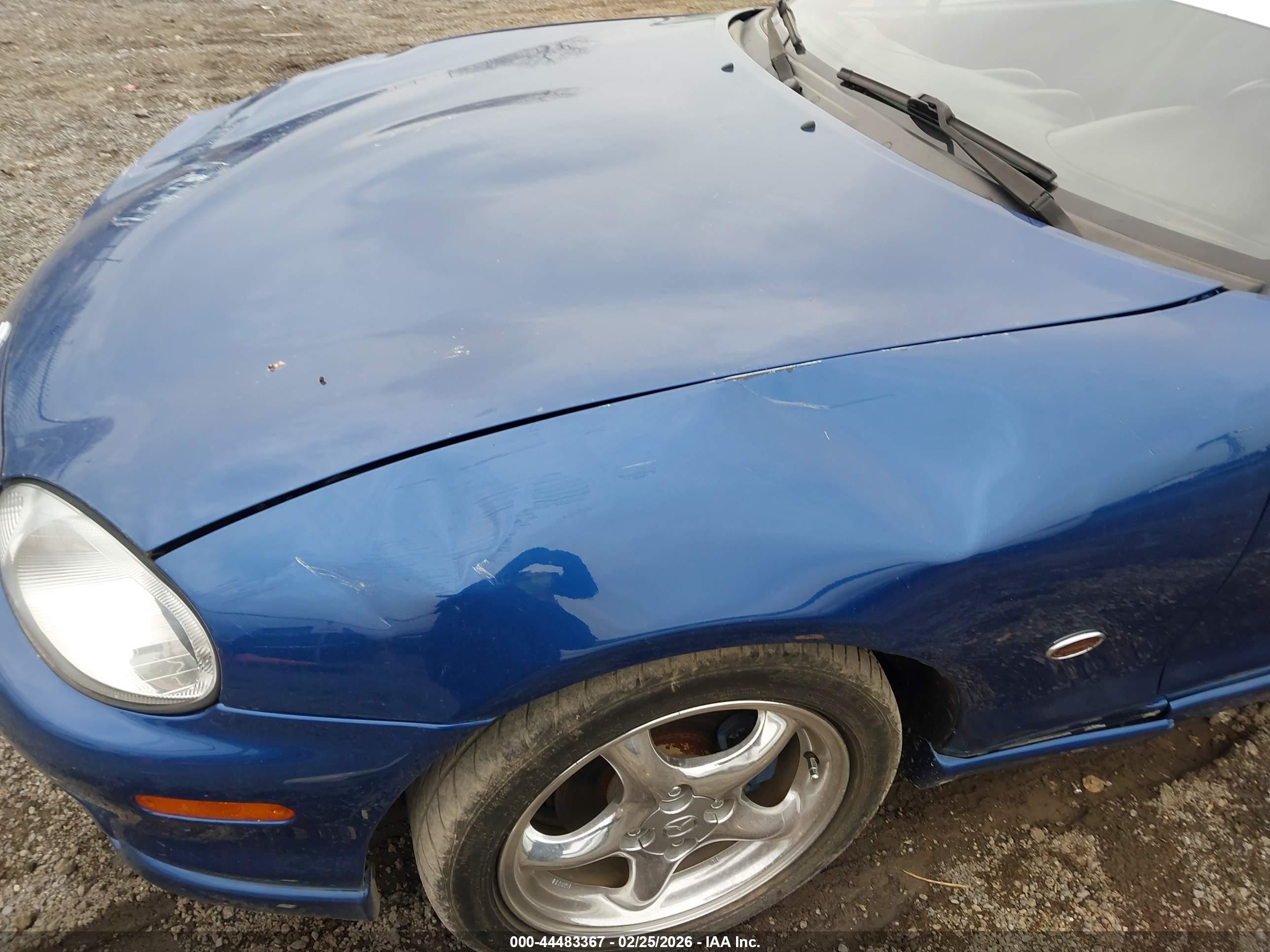 1999 Mazda Mx-5 Miata Leather Pkg/popular Equipment Pkg/sports Pkg/touring Pkg Blue vin: JM1NB3535X0133304