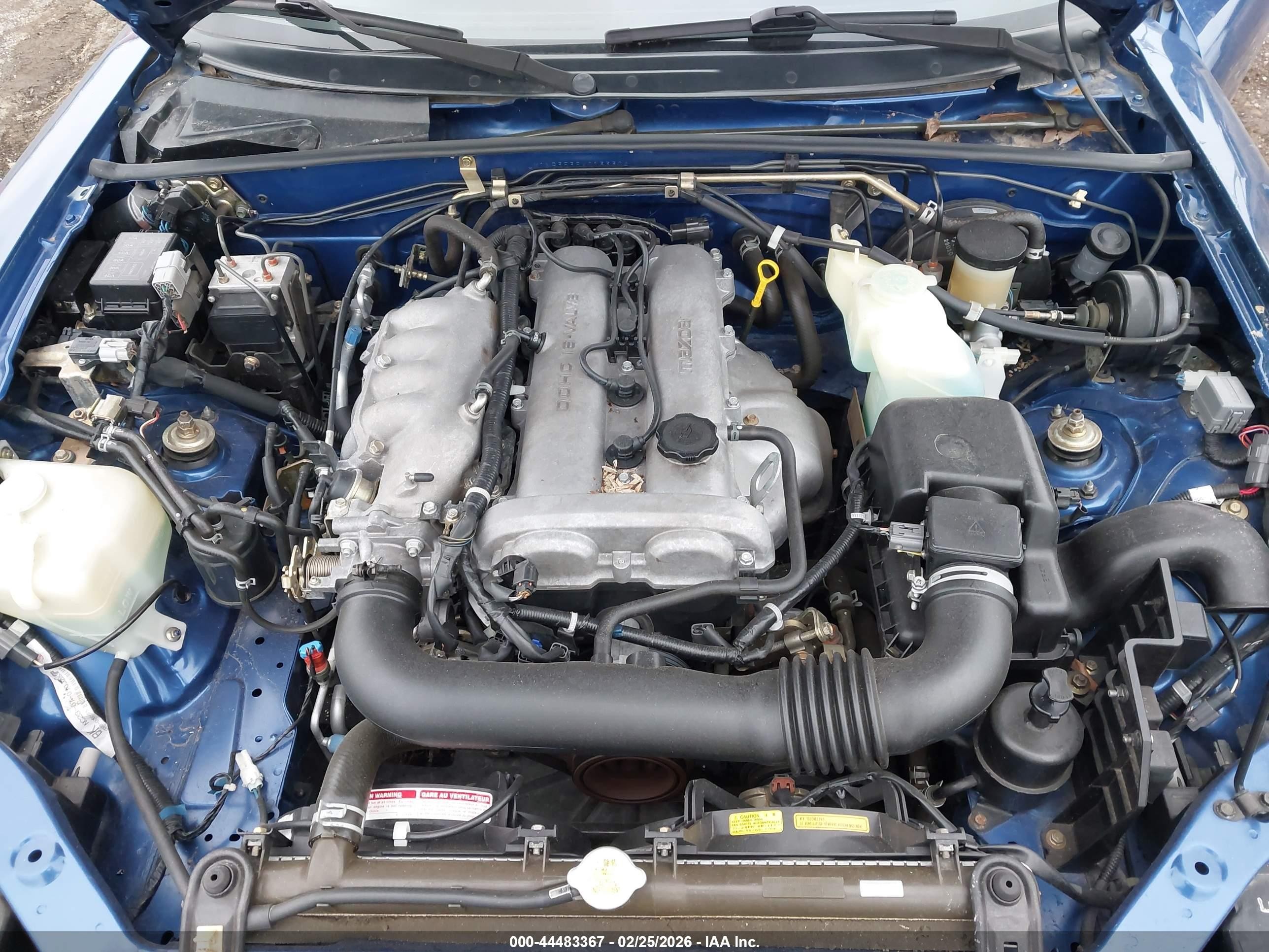 1999 Mazda Mx-5 Miata Leather Pkg/popular Equipment Pkg/sports Pkg/touring Pkg Blue vin: JM1NB3535X0133304