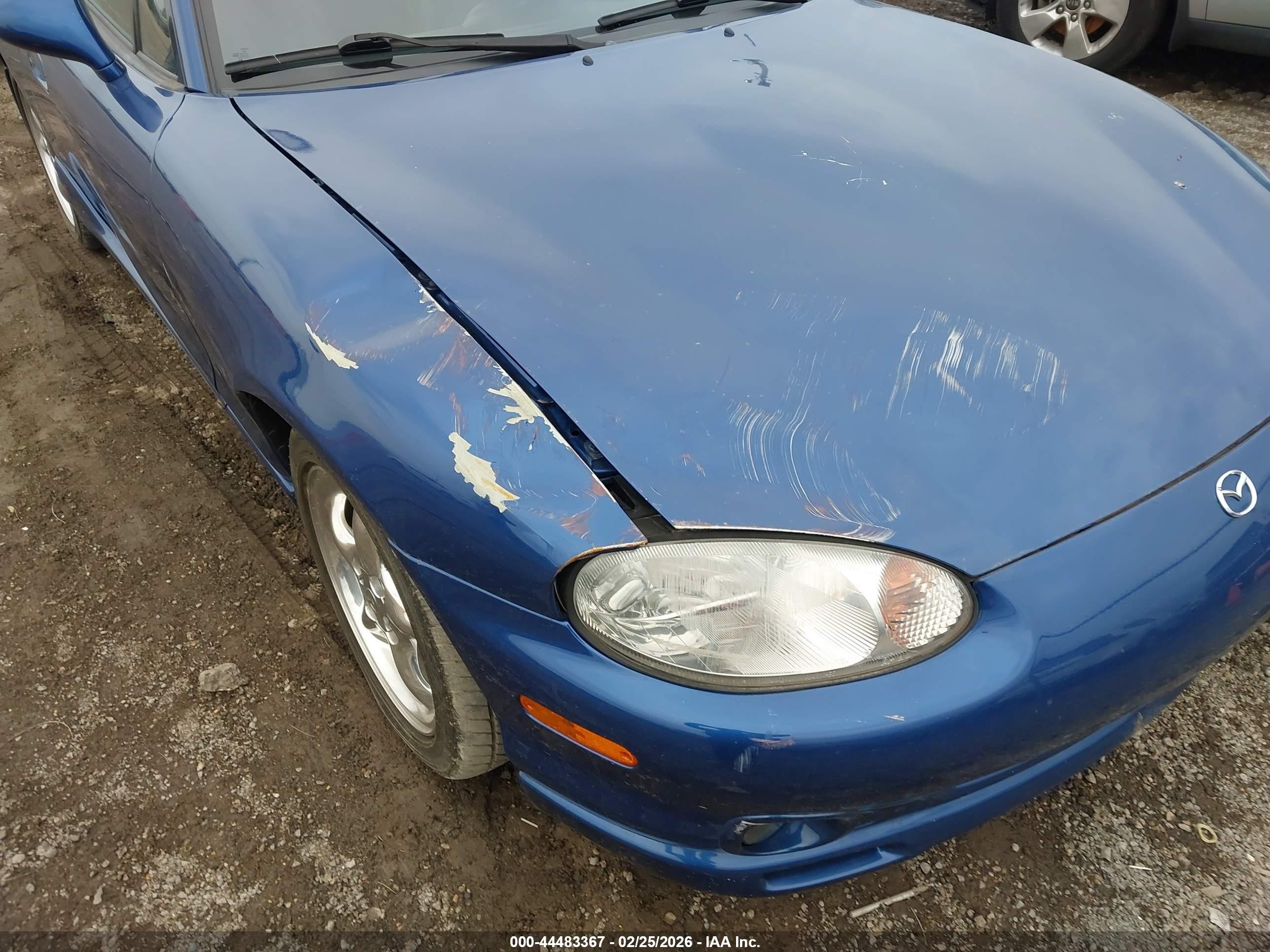 1999 Mazda Mx-5 Miata Leather Pkg/popular Equipment Pkg/sports Pkg/touring Pkg Blue vin: JM1NB3535X0133304