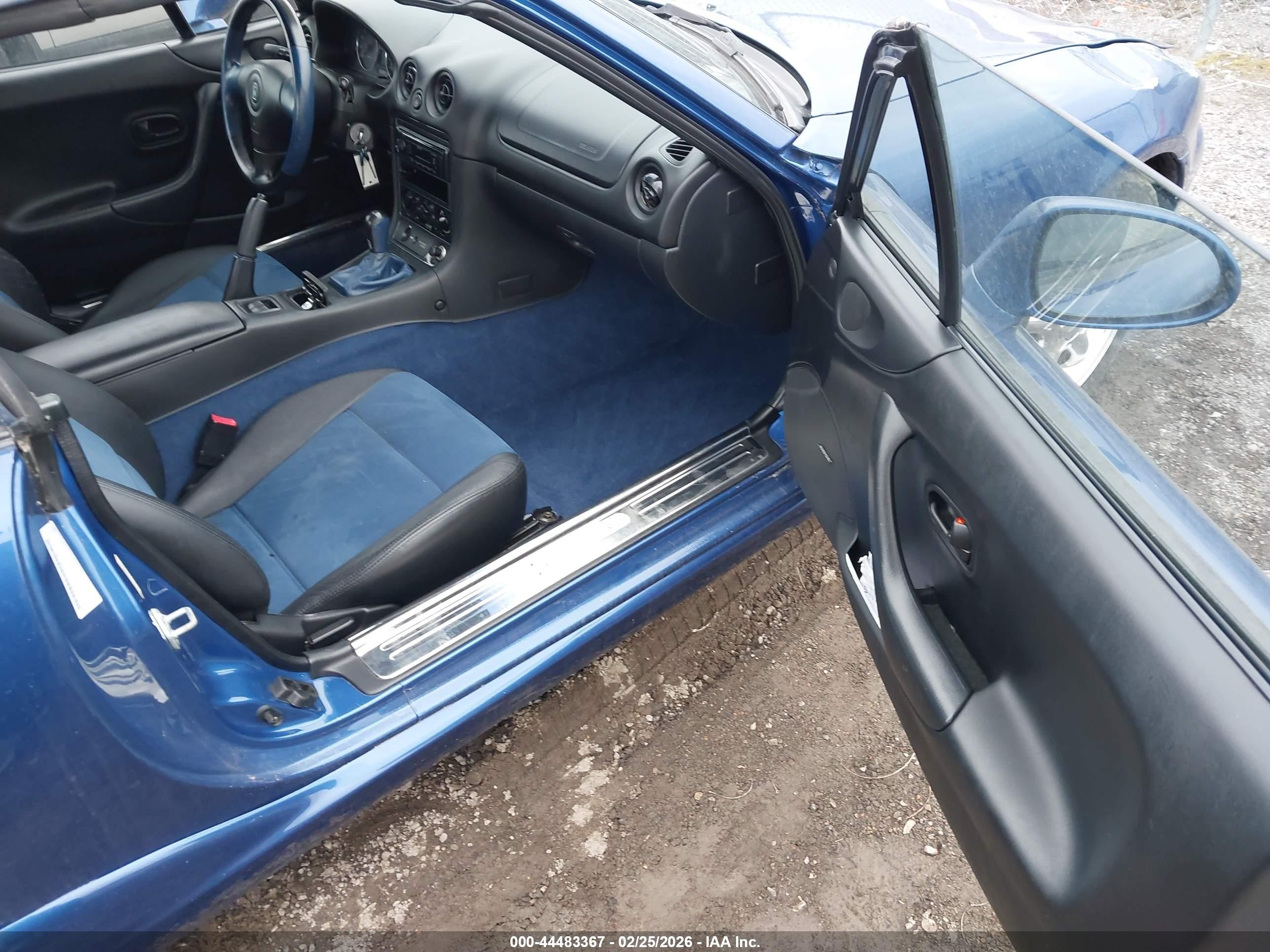 1999 Mazda Mx-5 Miata Leather Pkg/popular Equipment Pkg/sports Pkg/touring Pkg Blue vin: JM1NB3535X0133304
