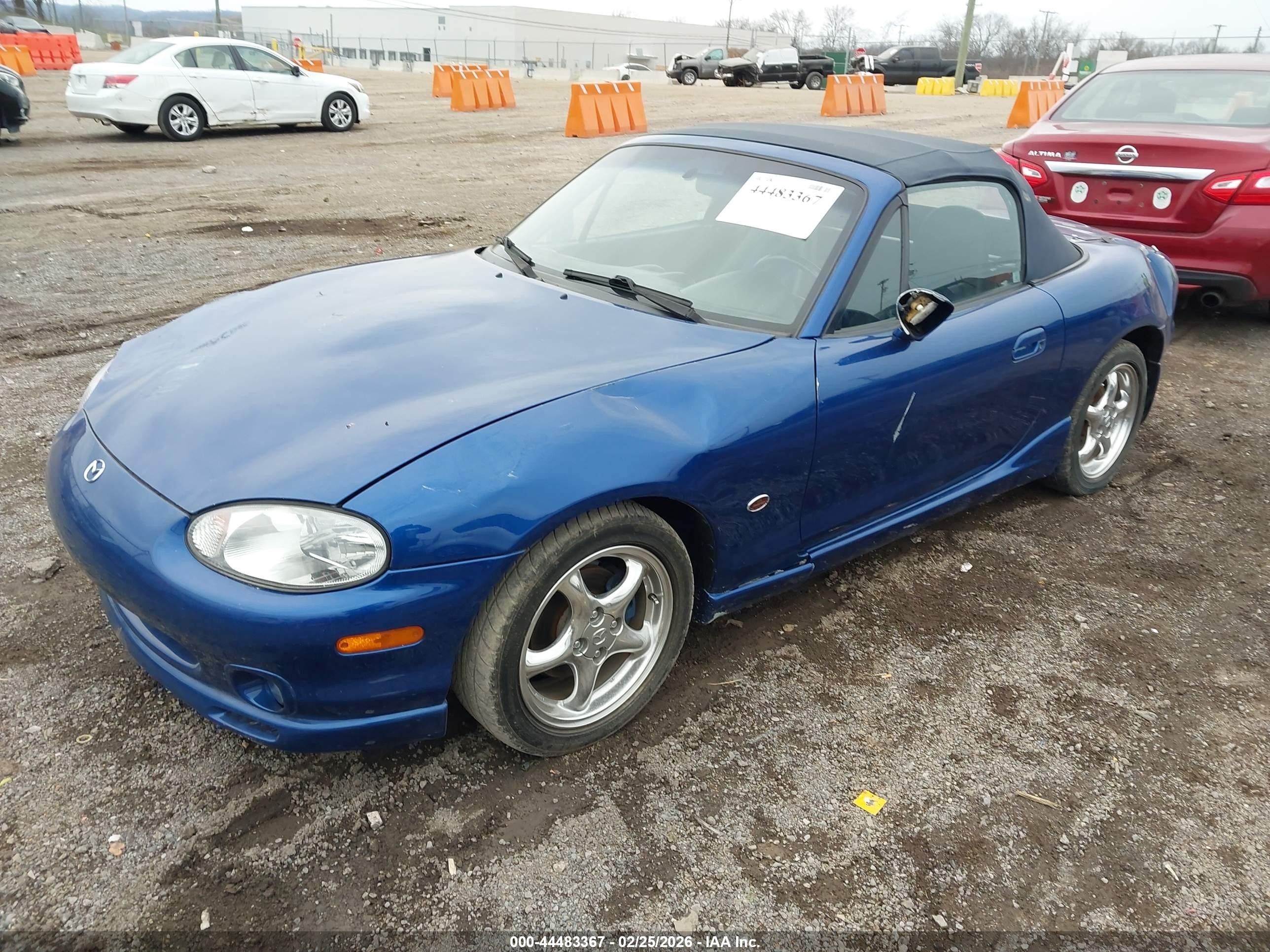 1999 Mazda Mx-5 Miata Leather Pkg/popular Equipment Pkg/sports Pkg/touring Pkg Blue vin: JM1NB3535X0133304