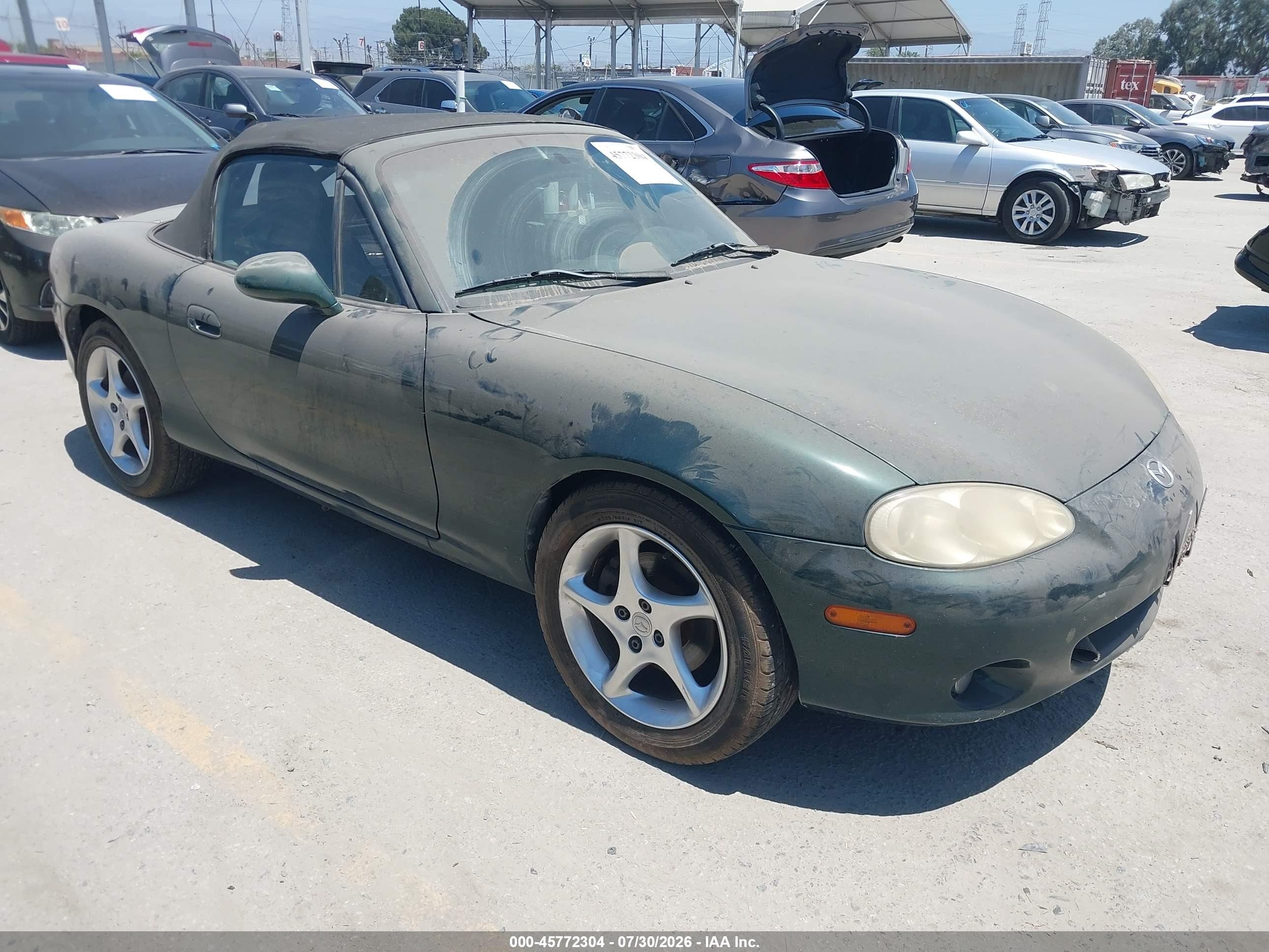 2001 Mazda Mx-5 Miata Ls/special Edition Green vin: JM1NB353610202007