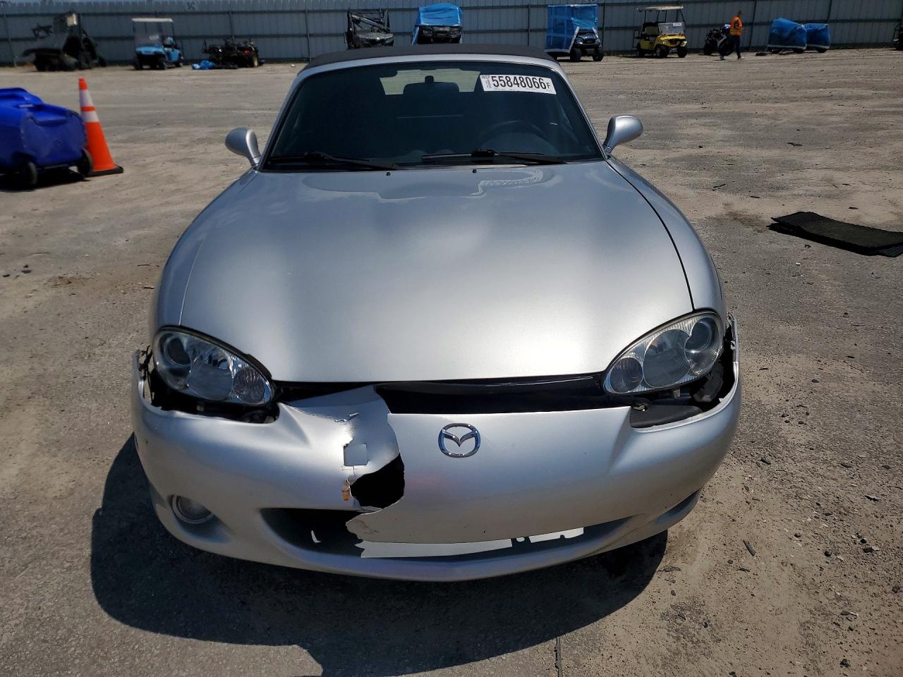 2001 Mazda Mx-5 Miata Base Silver vin: JM1NB353610218370