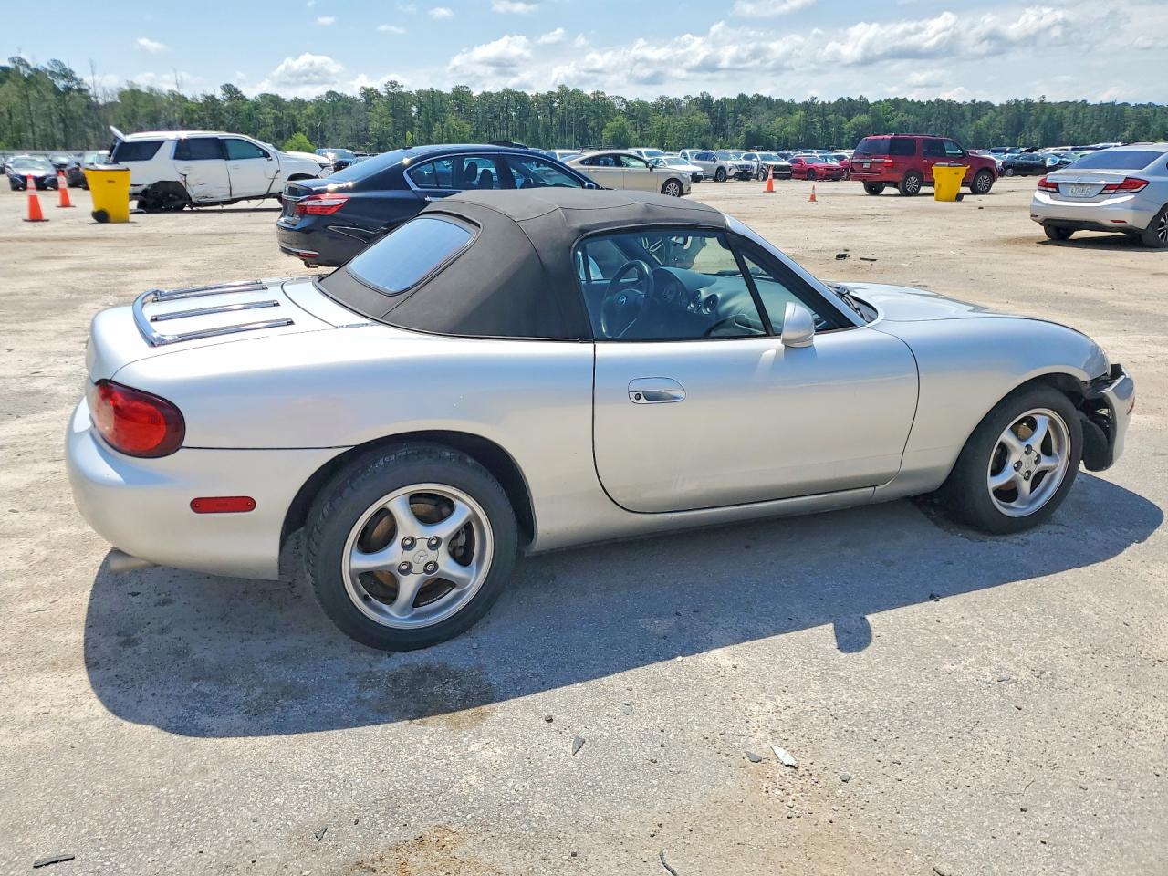 2001 Mazda Mx-5 Miata Base Silver vin: JM1NB353610218370
