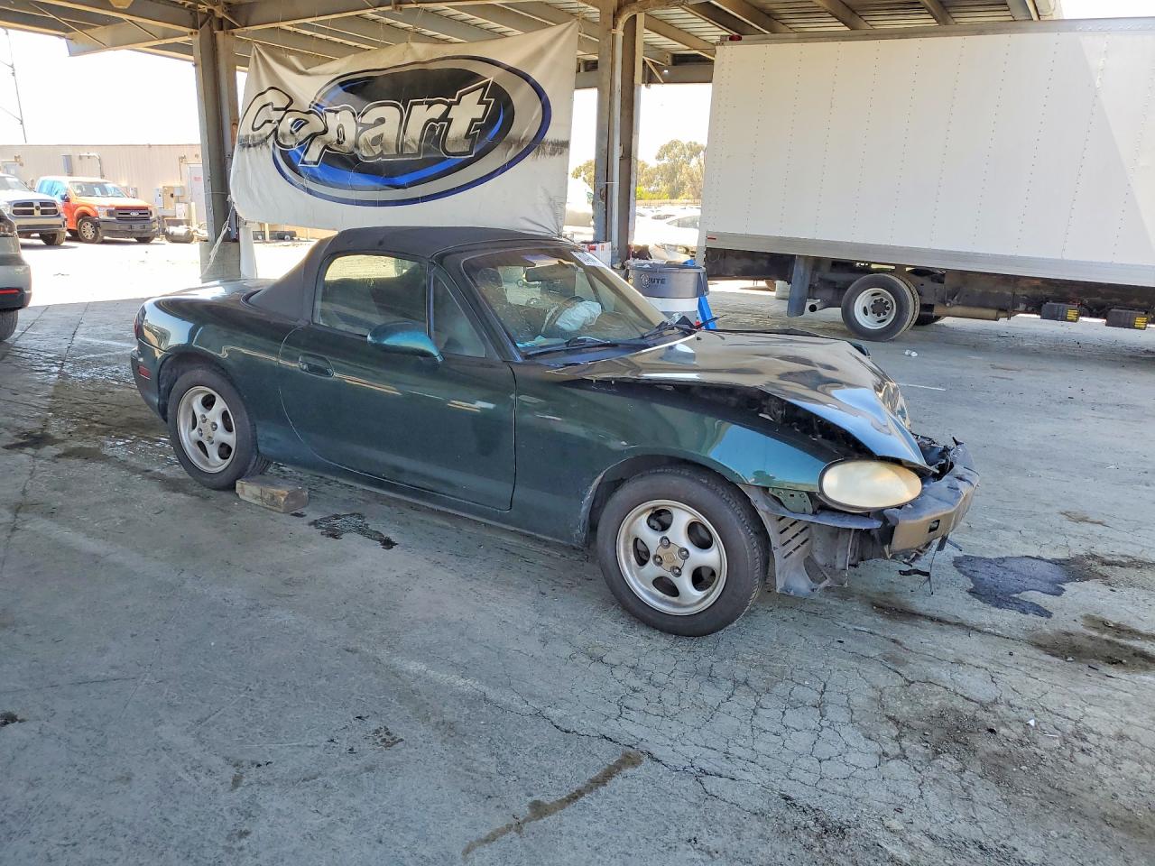 1999 Mazda Mx-5 Miata Green vin: JM1NB3536X0103051