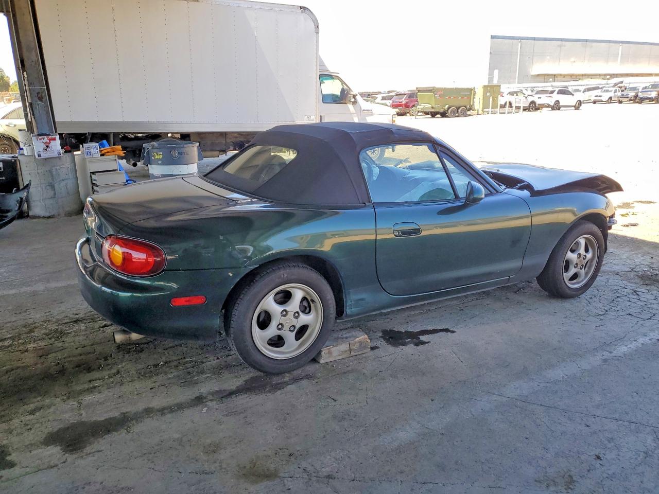 1999 Mazda Mx-5 Miata Green vin: JM1NB3536X0103051