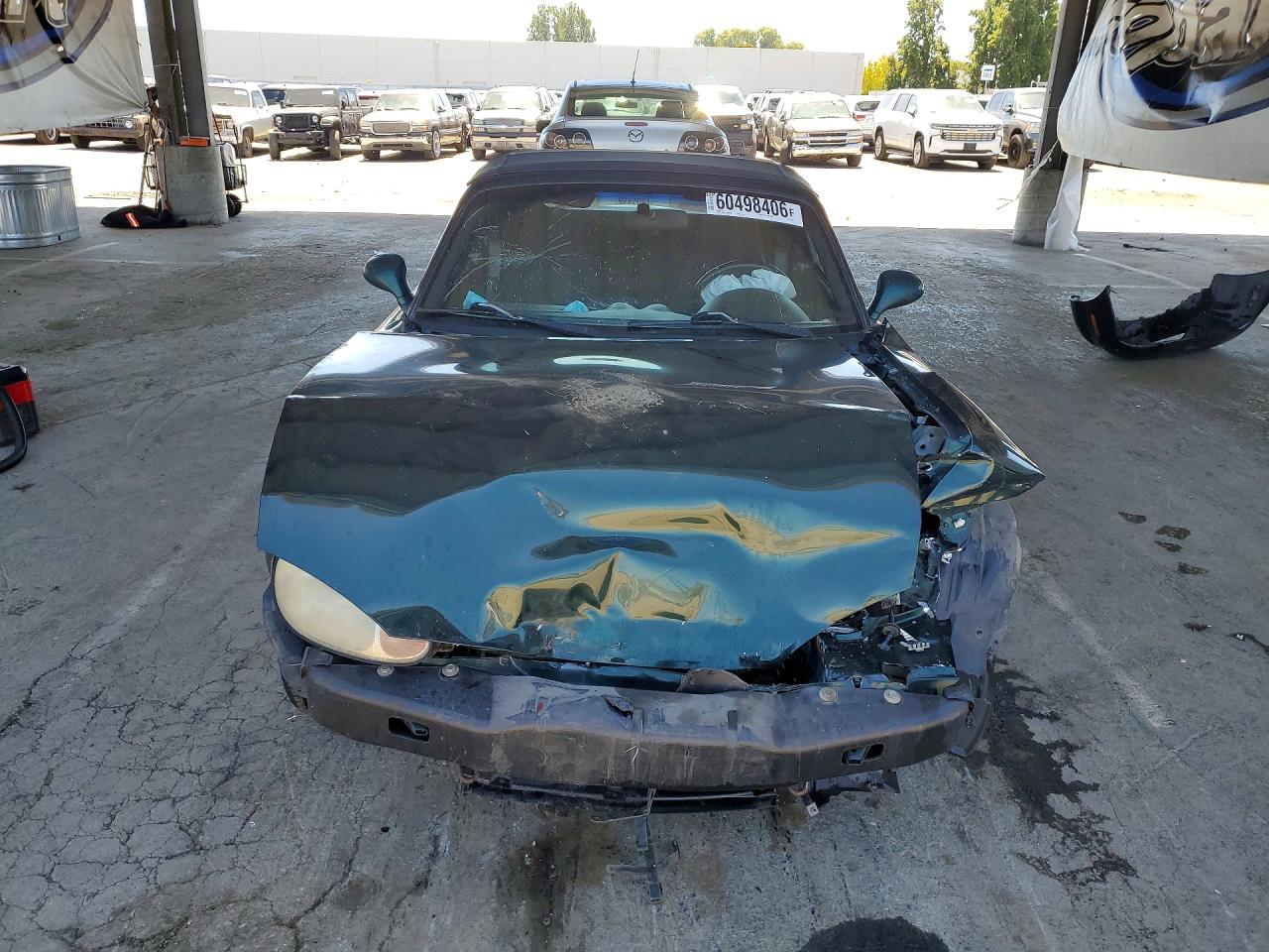 1999 Mazda Mx-5 Miata Green vin: JM1NB3536X0103051