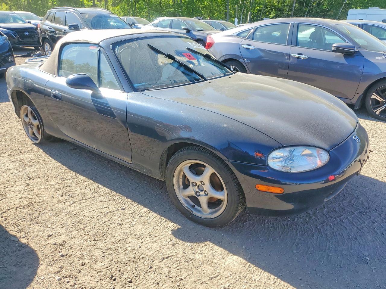1999 Mazda Mx-5 Miata Blue vin: JM1NB3536X0108847