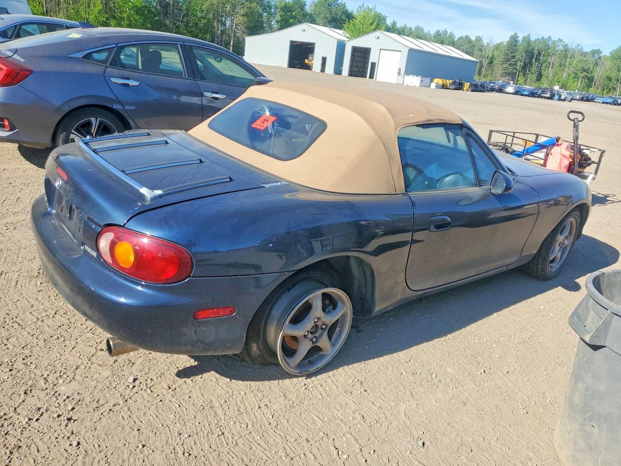 1999 Mazda Mx-5 Miata Blue vin: JM1NB3536X0108847