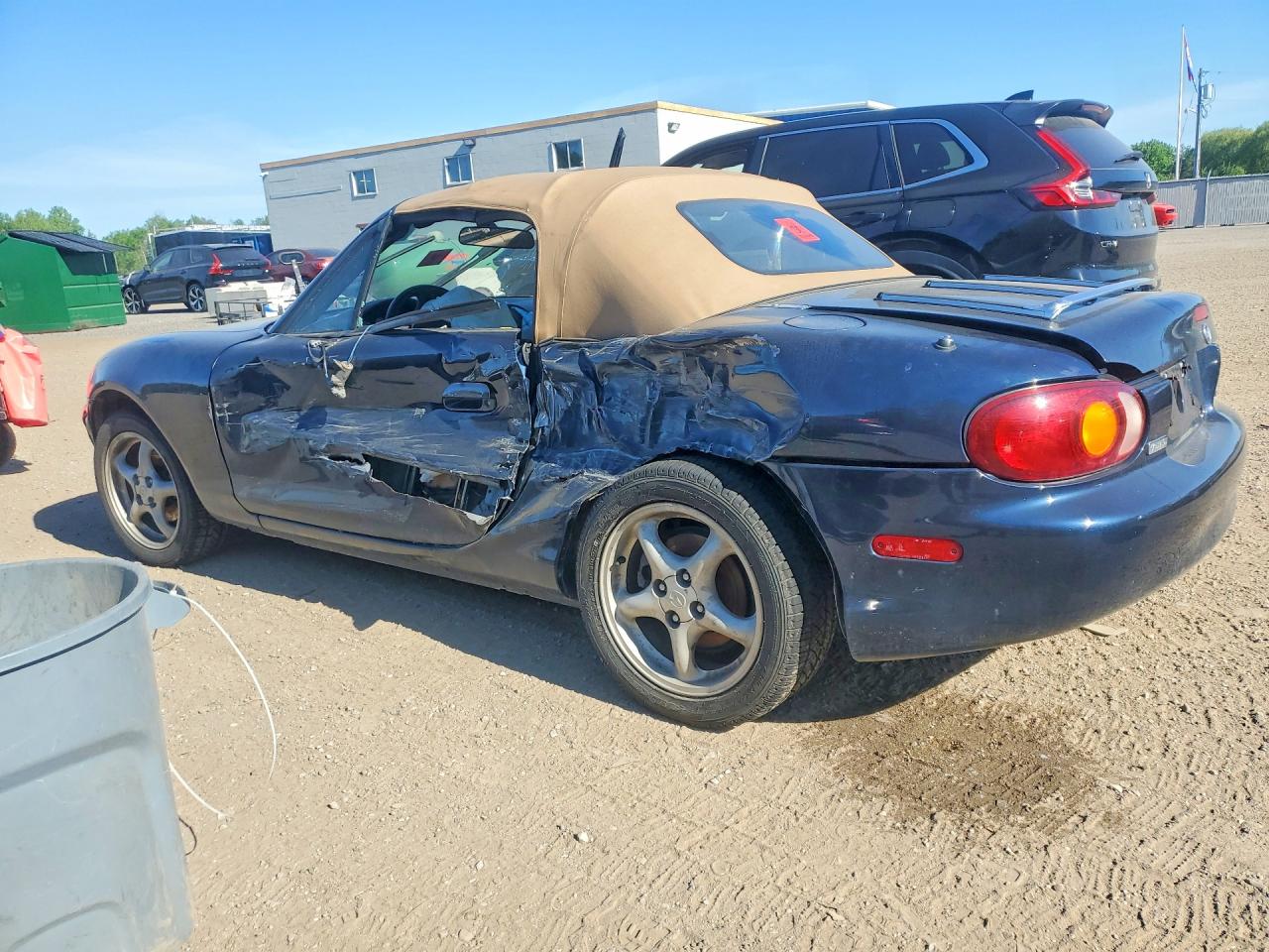 1999 Mazda Mx-5 Miata Blue vin: JM1NB3536X0108847