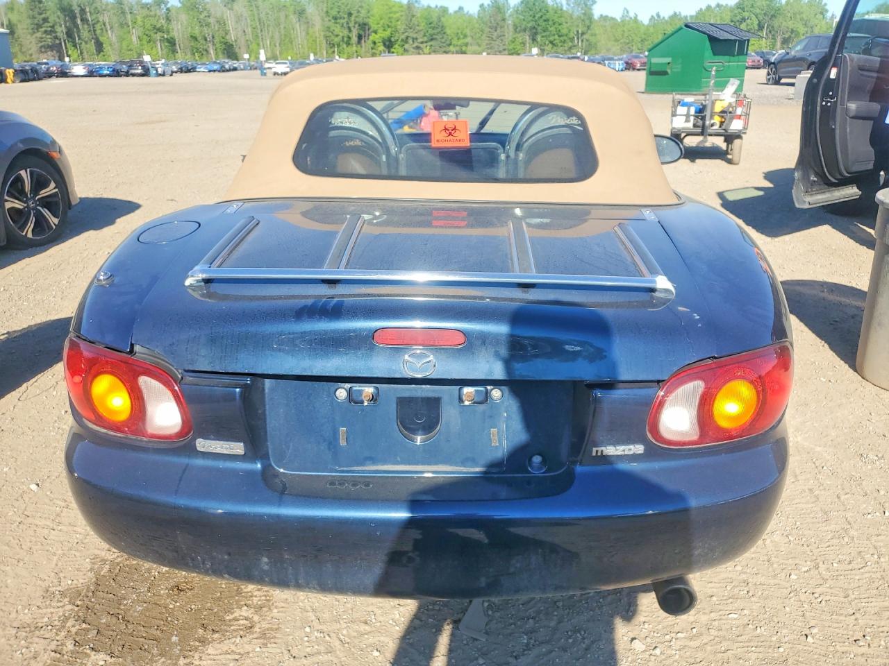 1999 Mazda Mx-5 Miata Blue vin: JM1NB3536X0108847