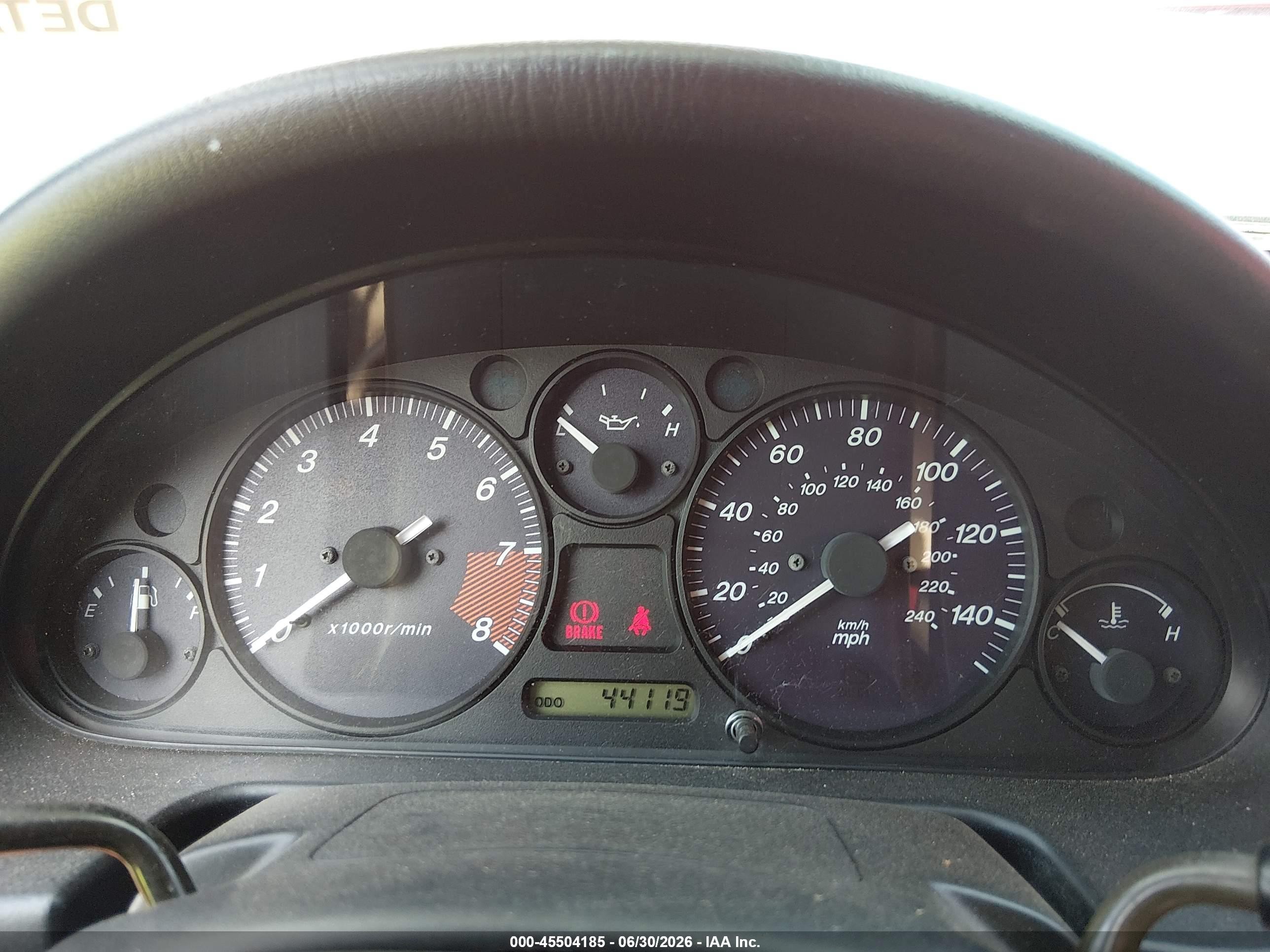 1999 Mazda Mx-5 Miata Leather/leather Pkg/popular Equip/sports Pkg/touring Pkg Red vin: JM1NB3536X0113031
