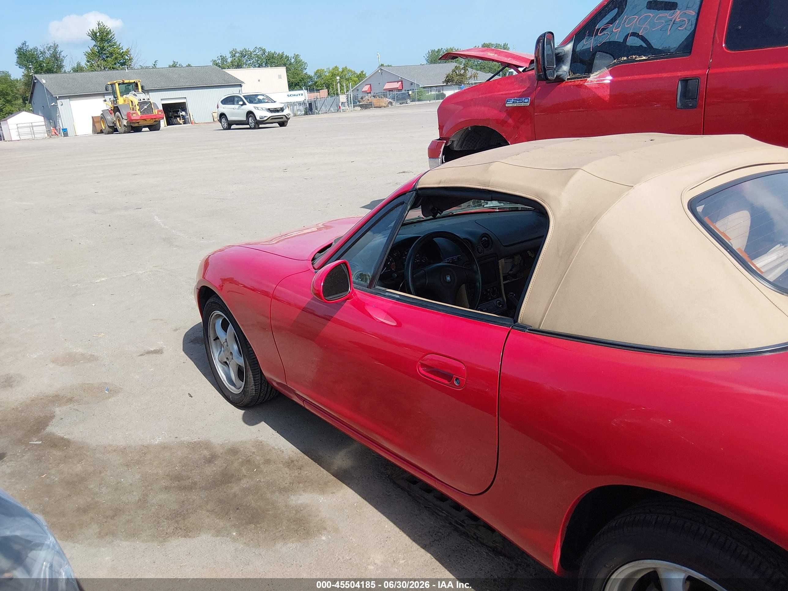 1999 Mazda Mx-5 Miata Leather/leather Pkg/popular Equip/sports Pkg/touring Pkg Red vin: JM1NB3536X0113031