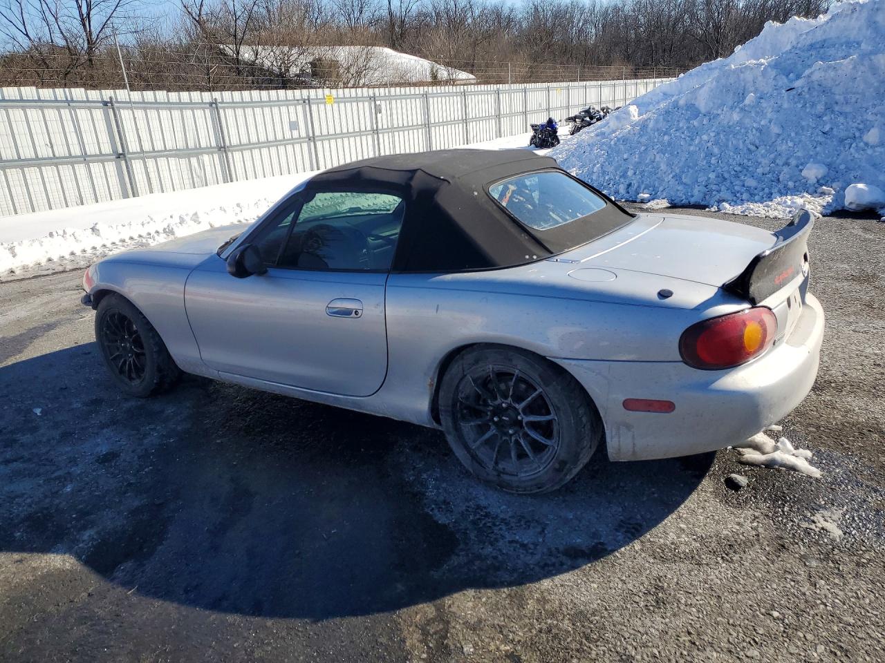 1999 Mazda Mx-5 Miata Silver vin: JM1NB3536X0118116