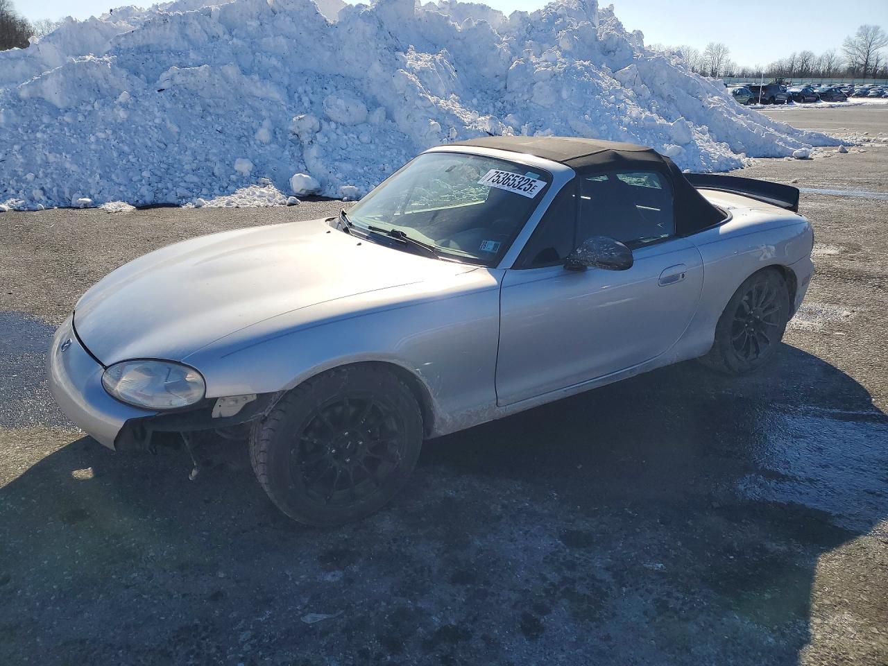 1999 Mazda Mx-5 Miata Silver vin: JM1NB3536X0118116