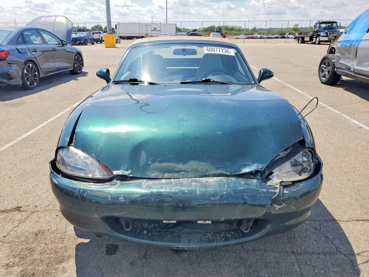 1999 Mazda Mx-5 Miata Green vin: JM1NB3536X0118522