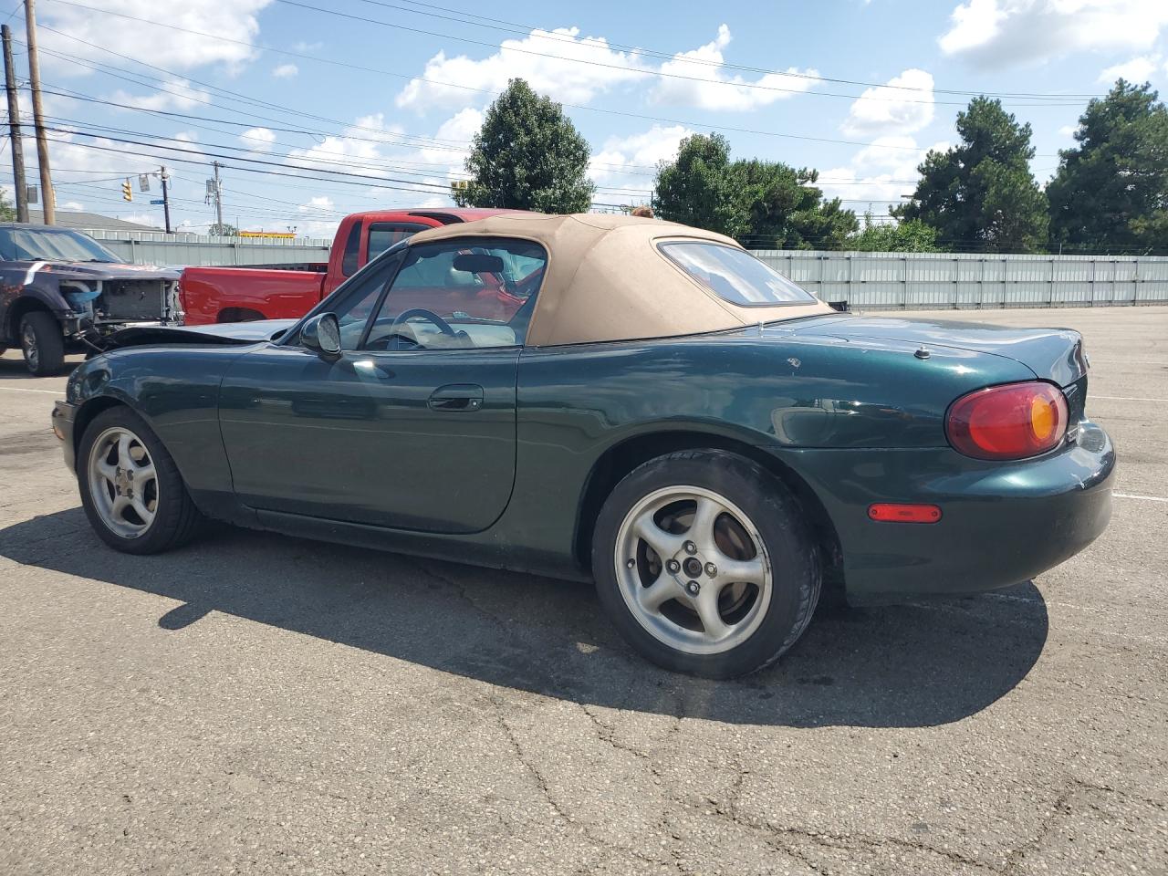 1999 Mazda Mx-5 Miata Green vin: JM1NB3536X0118522