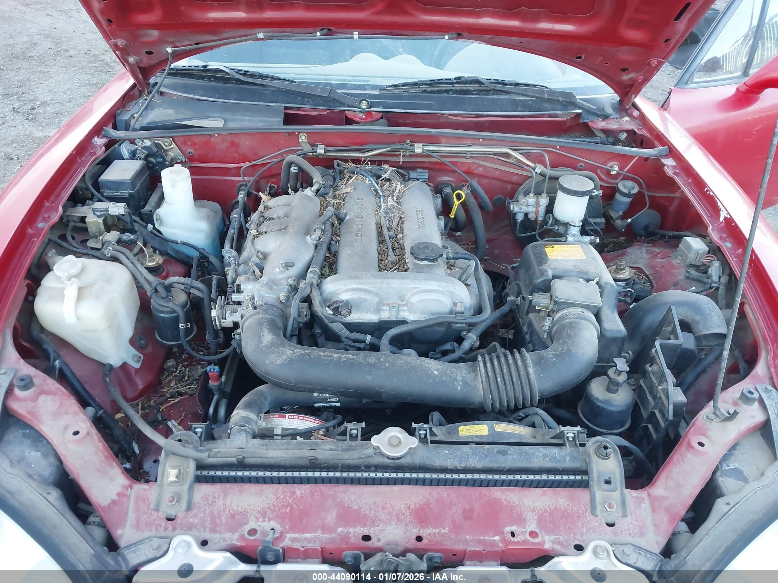 1999 Mazda Mx-5 Miata Leather Pkg/popular Equipment Pkg/sports Pkg/touring Pkg Red vin: JM1NB3536X0137488