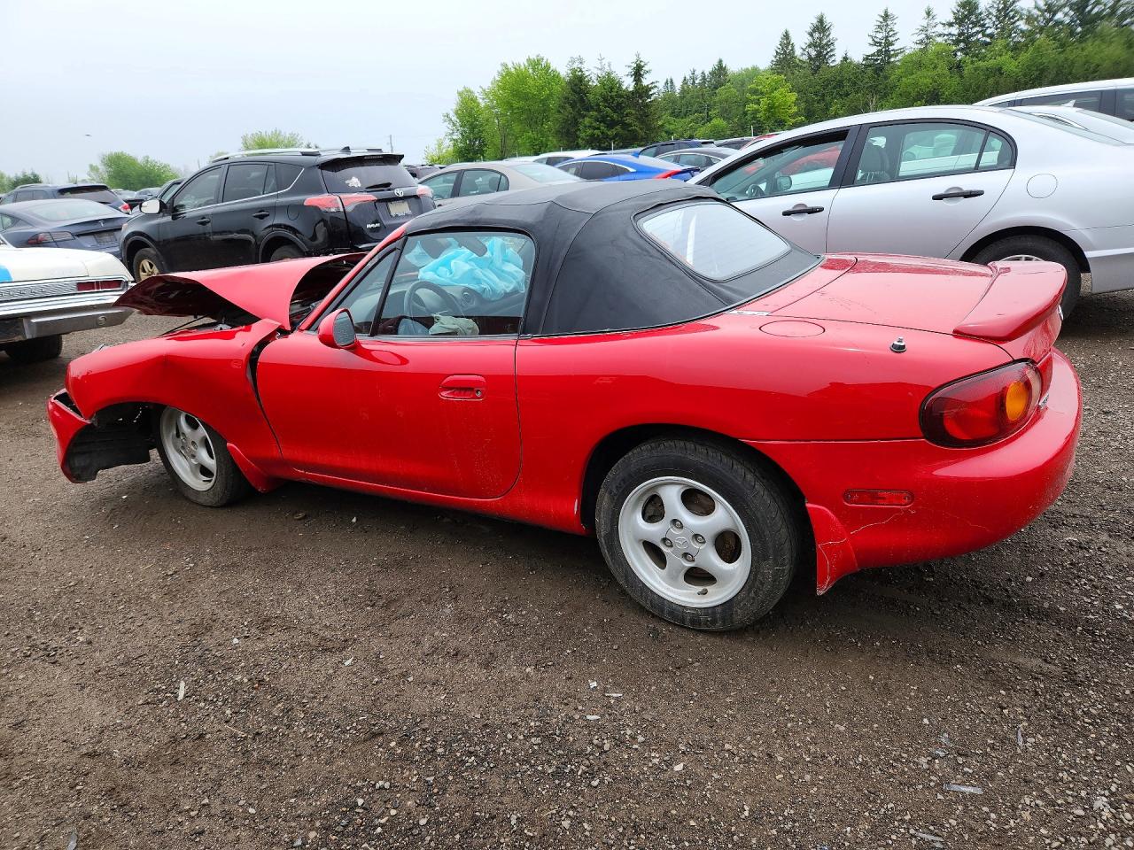 2000 Mazda Mx-5 Miata Base Красный vin: JM1NB3536Y0143518