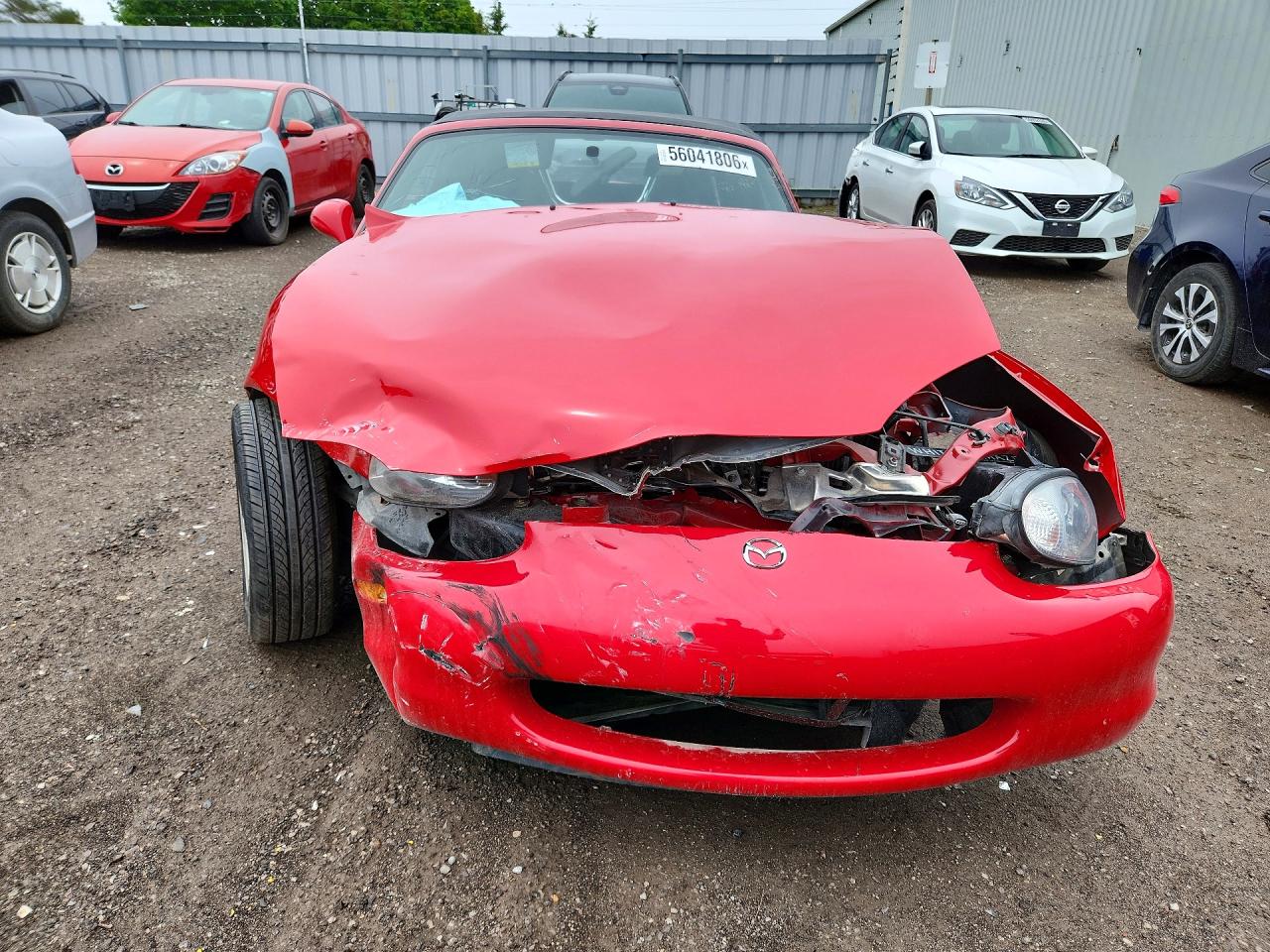 2000 Mazda Mx-5 Miata Base Красный vin: JM1NB3536Y0143518