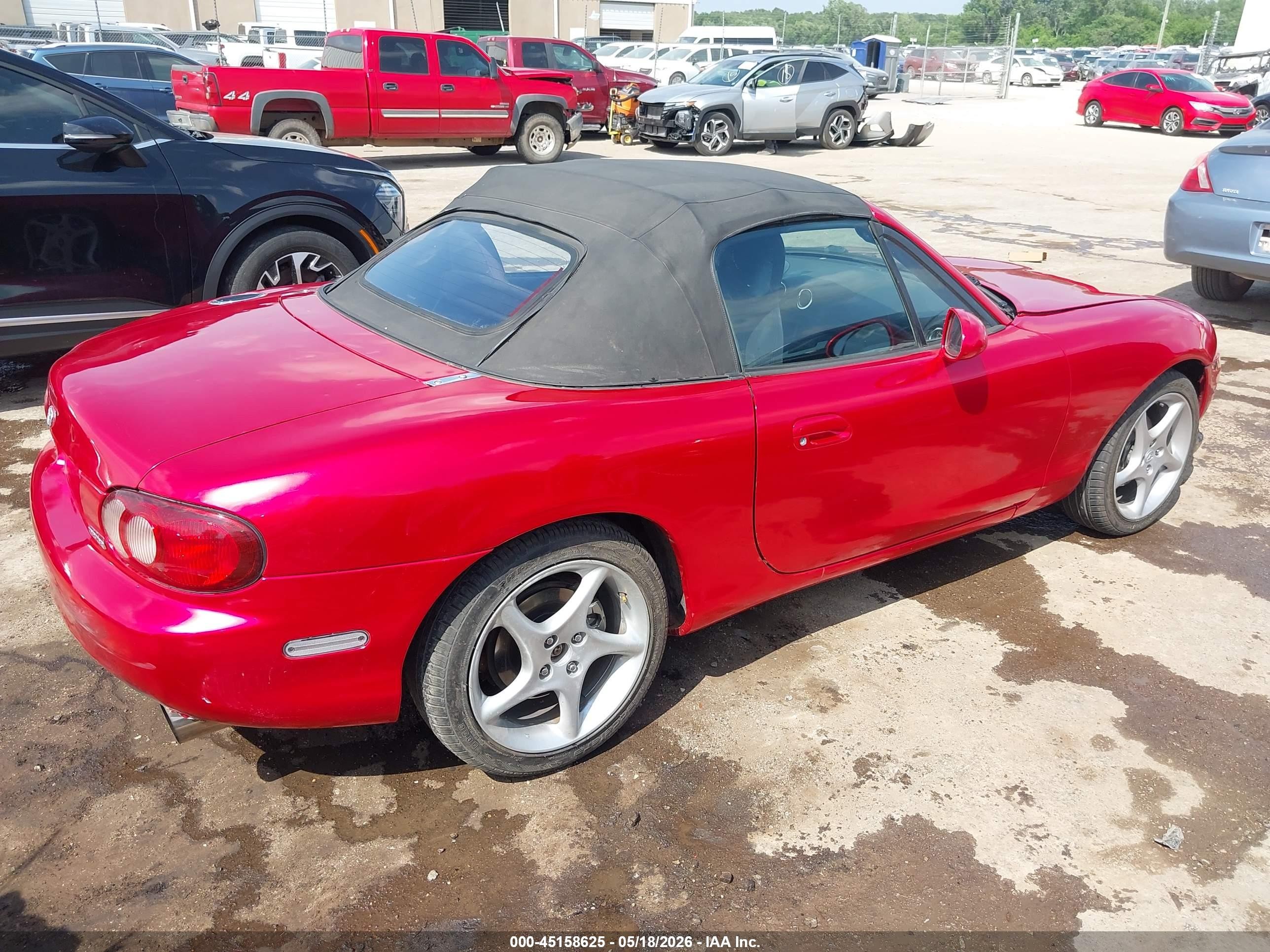 2001 Mazda Mx-5 Miata Ls/special Edition Red vin: JM1NB353710203604