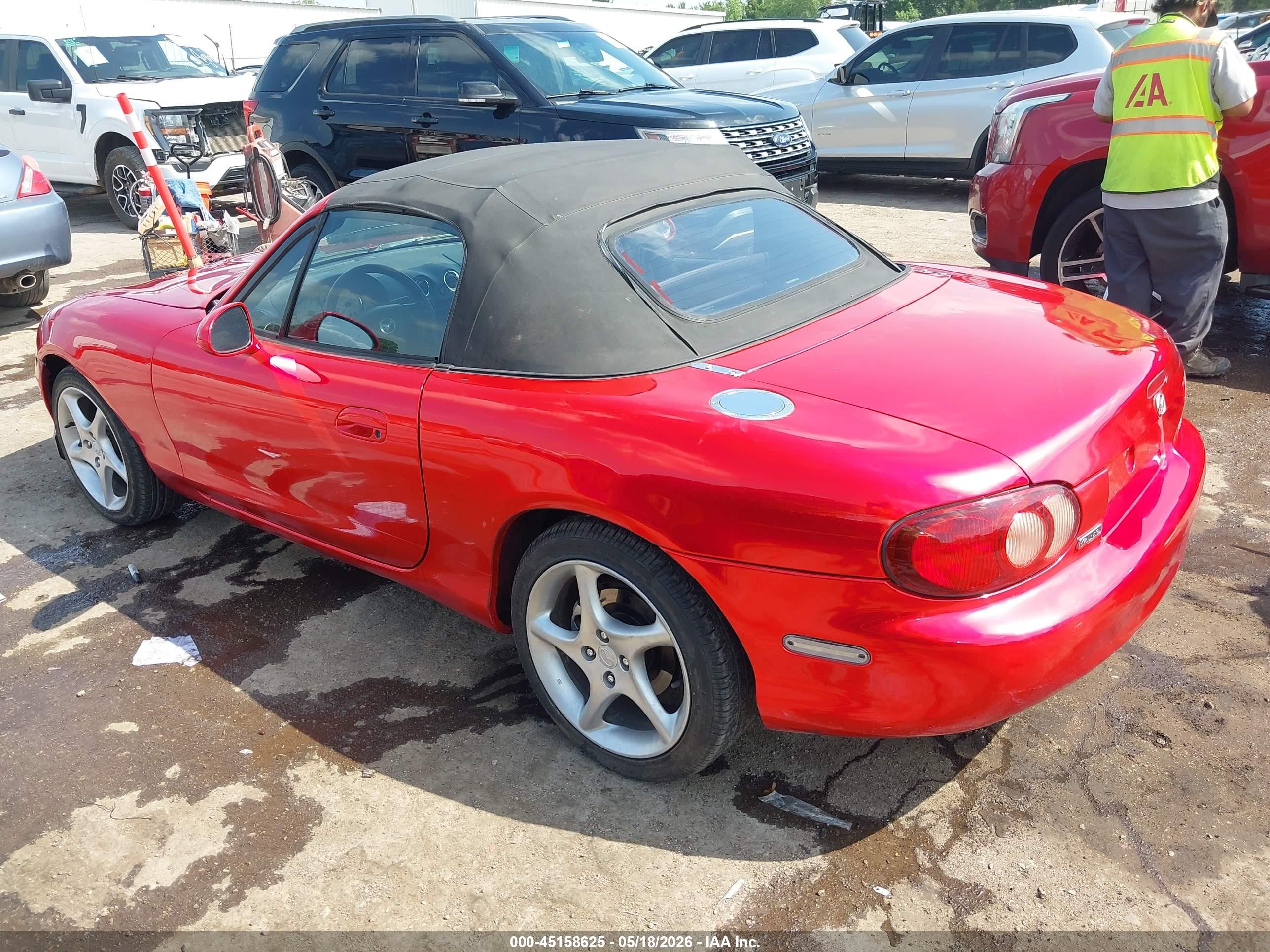 2001 Mazda Mx-5 Miata Ls/special Edition Red vin: JM1NB353710203604