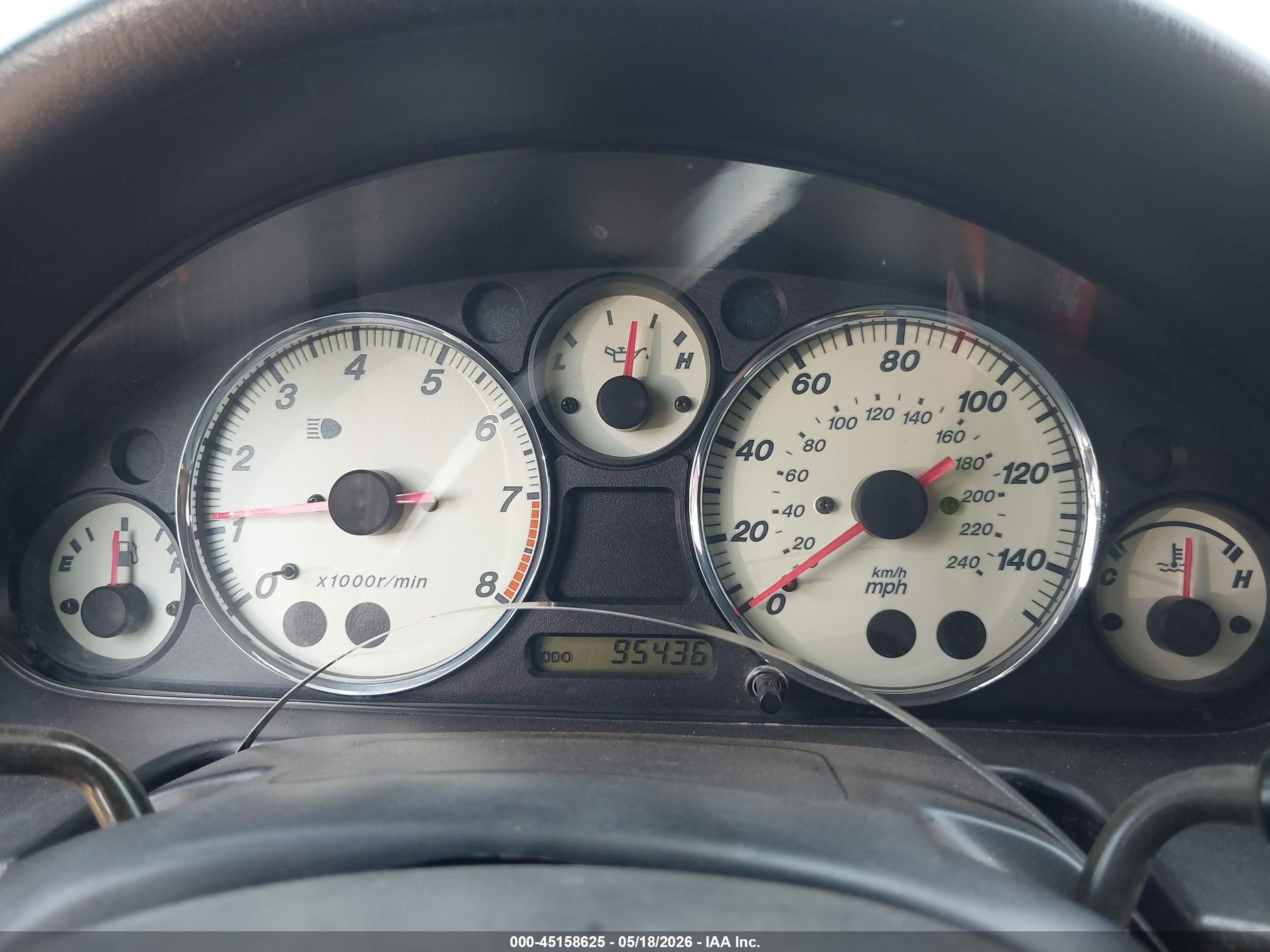 2001 Mazda Mx-5 Miata Ls/special Edition Red vin: JM1NB353710203604