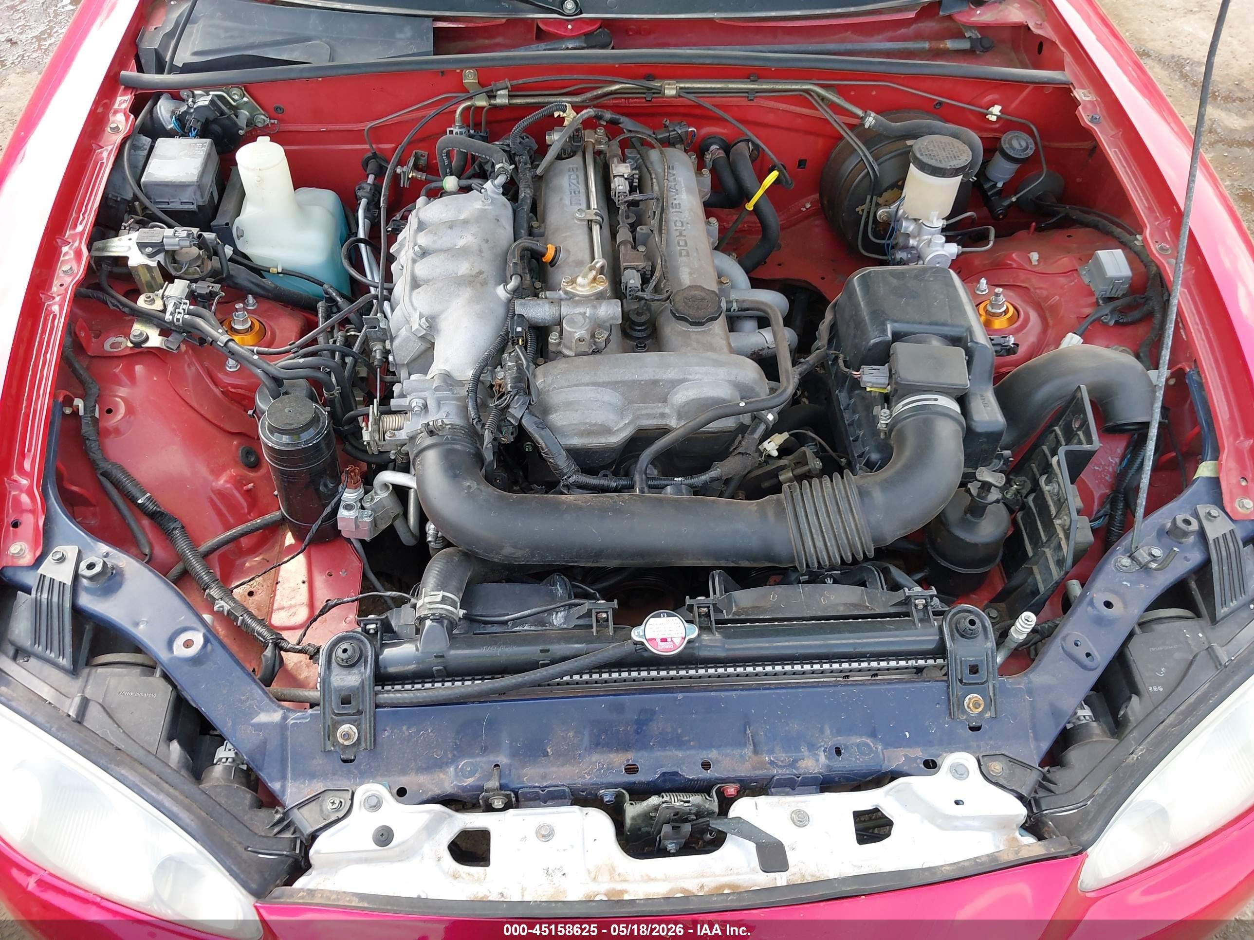 2001 Mazda Mx-5 Miata Ls/special Edition Red vin: JM1NB353710203604